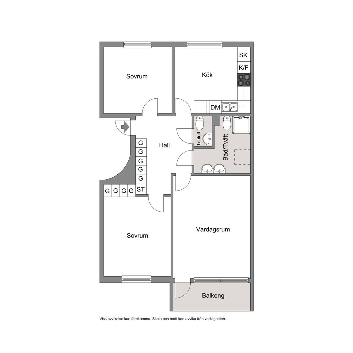 3 rum Lägenhet på Norrgården 39 Norrgården Vallentuna kommun - bild 19