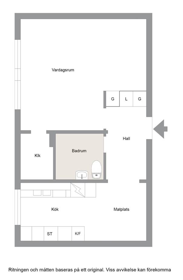 1 rum Lägenhet på Södra Centralgatan 13 B Centrum Gävle kommun - bild 15