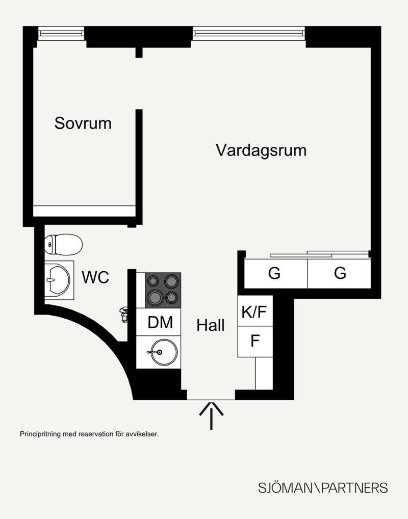 2 rum Lägenhet på Pipersgatan 16 Kungsholmen Stockholms kommun - bild 19