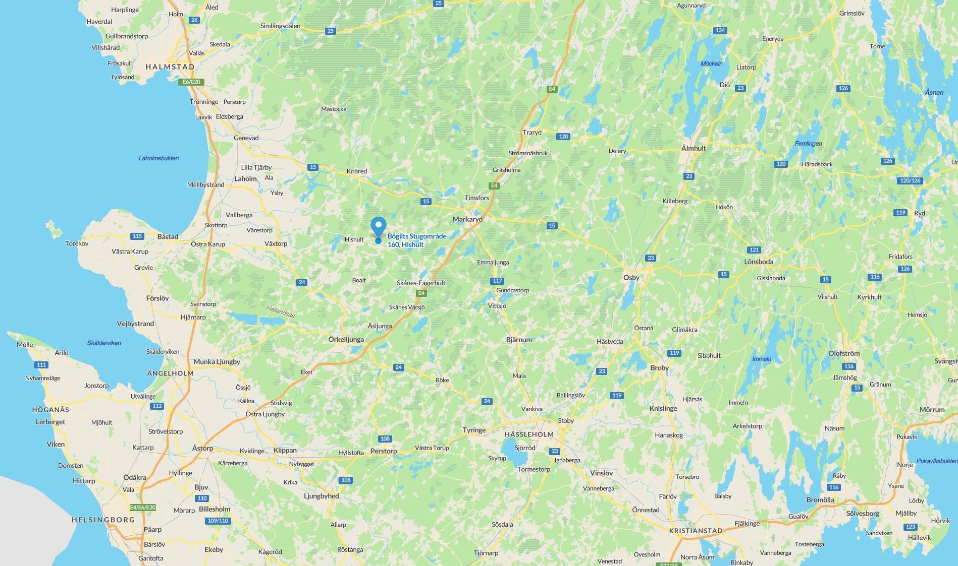 3 rum Vinterbonat fritidshus på Bögilts stugområde 162 Laholms kommun - bild 100