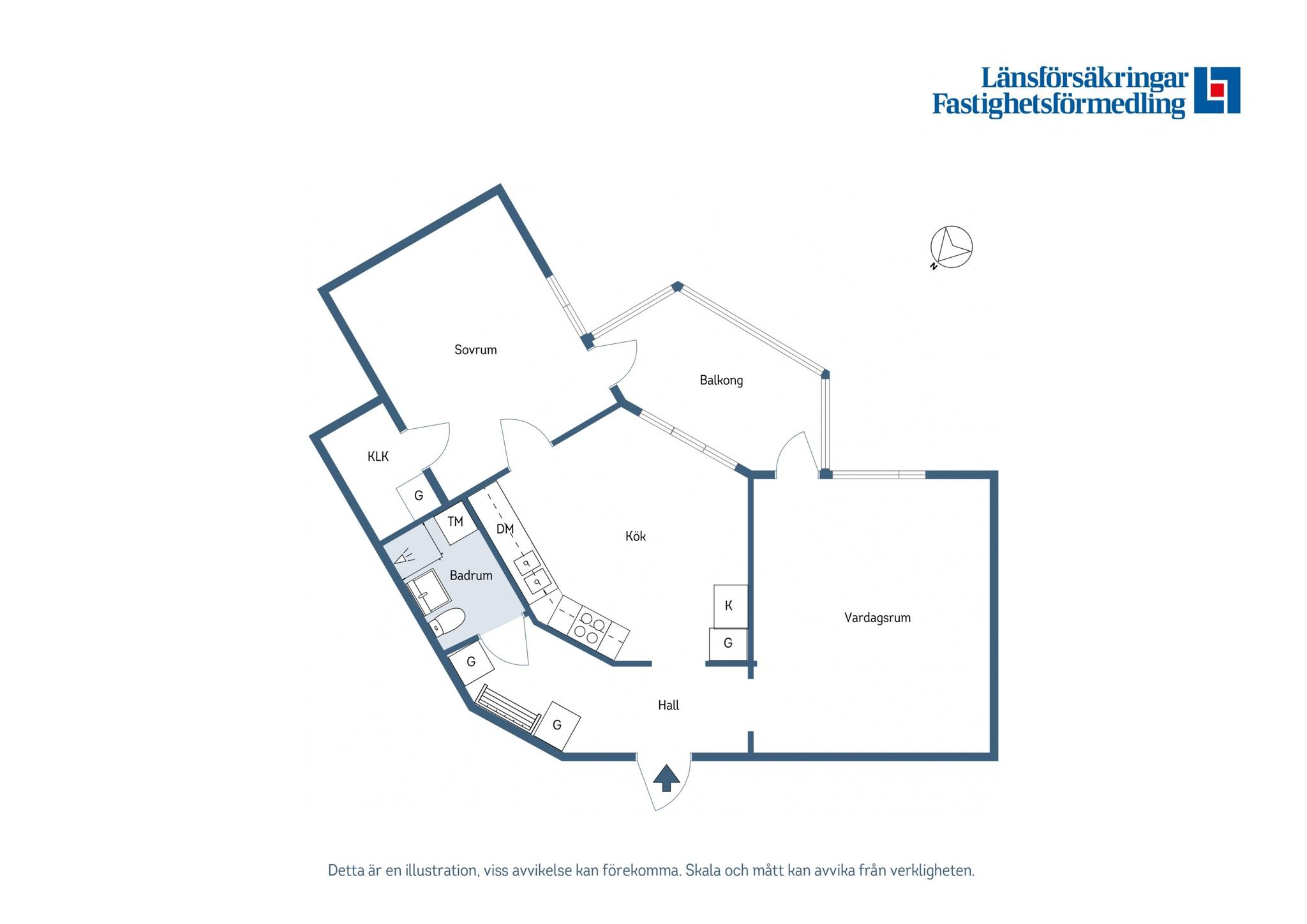 2 rum Lägenhet på Eskilstunavägen 10 Strängnäs Centrum Strängnäs kommun - bild 22
