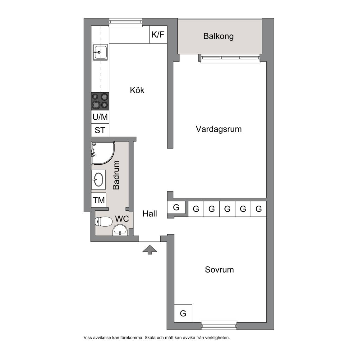 2 rum Lägenhet på Tingsgatan 8 B LGH 1202 Odenslund Östersunds kommun - bild 18