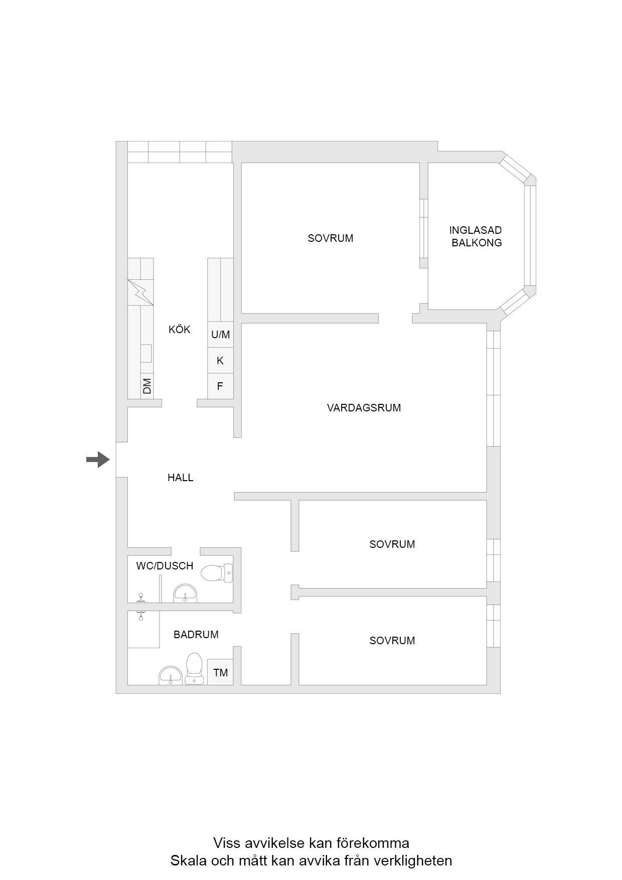 4 rum Lägenhet på Släggkastargatan 3 Rönnby Västerås kommun - bild 26