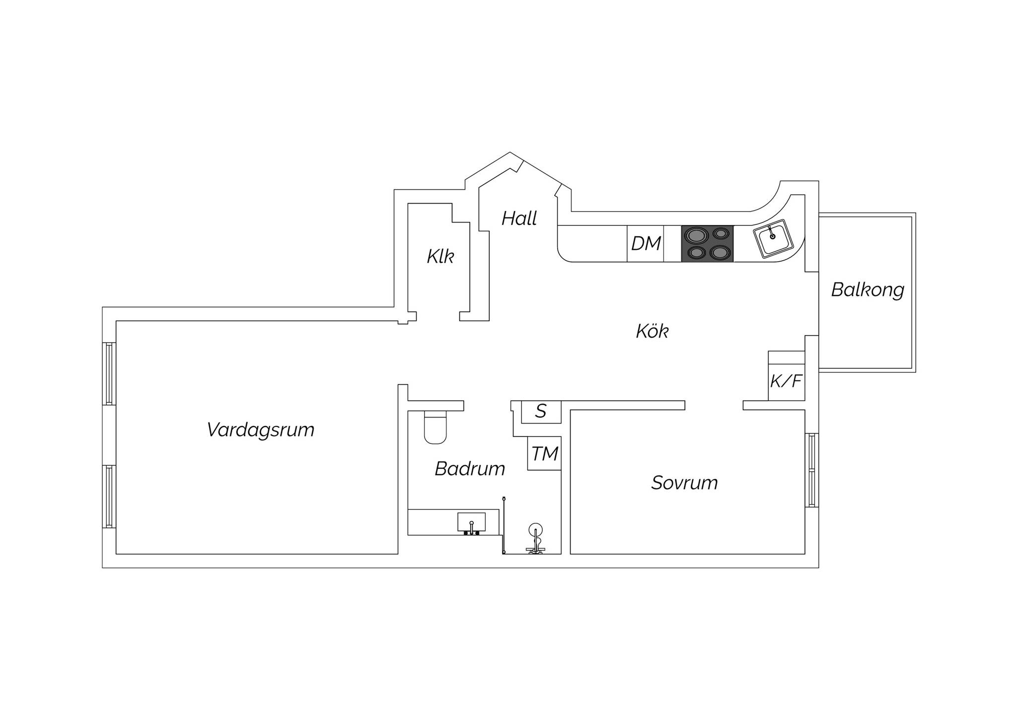 2 rum Lägenhet på Bondegatan 16B Södermalm Stockholms kommun - bild 28