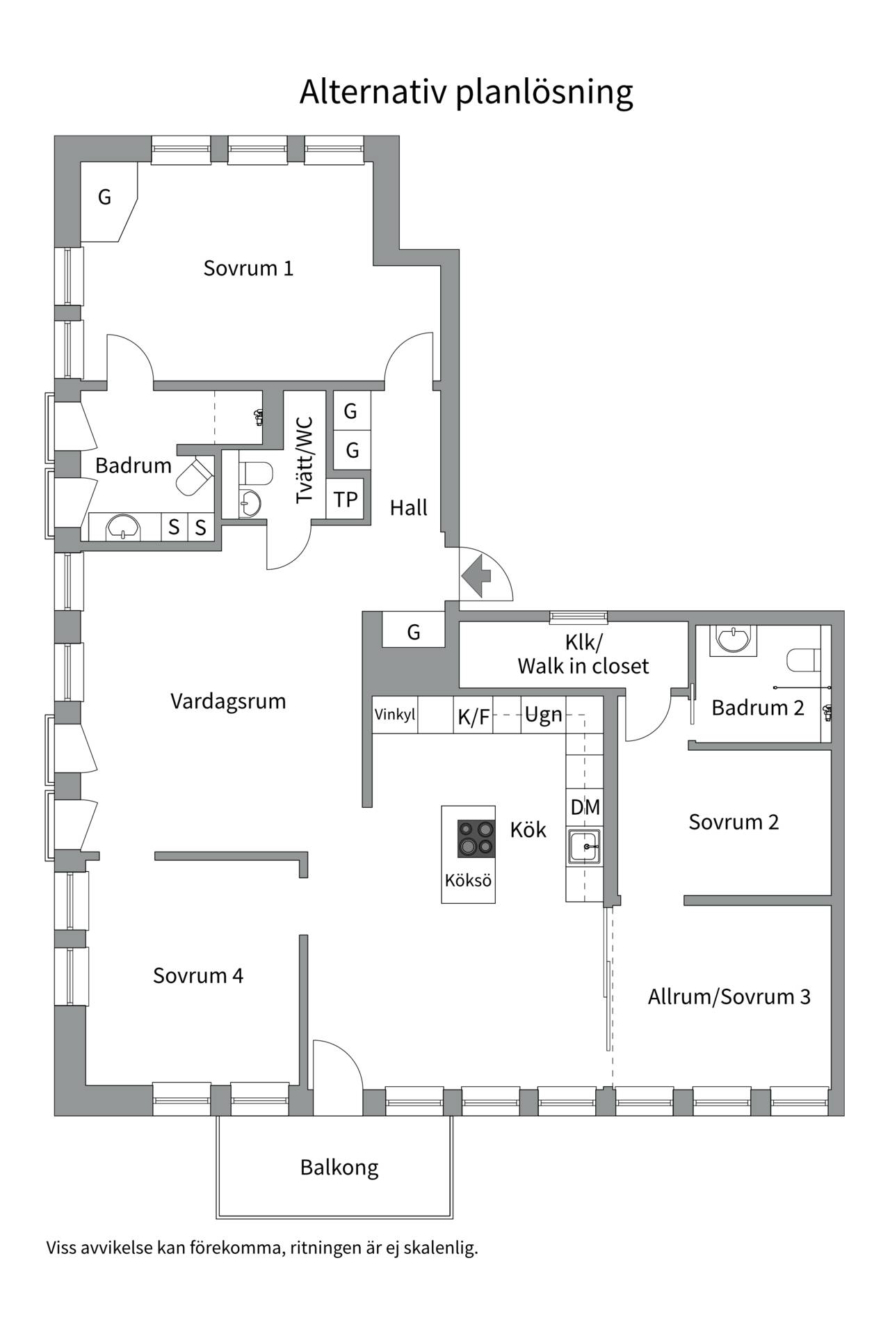 3 rum Lägenhet på Sjöbjörnsvägen 66C Gröndal Stockholms kommun - bild 45