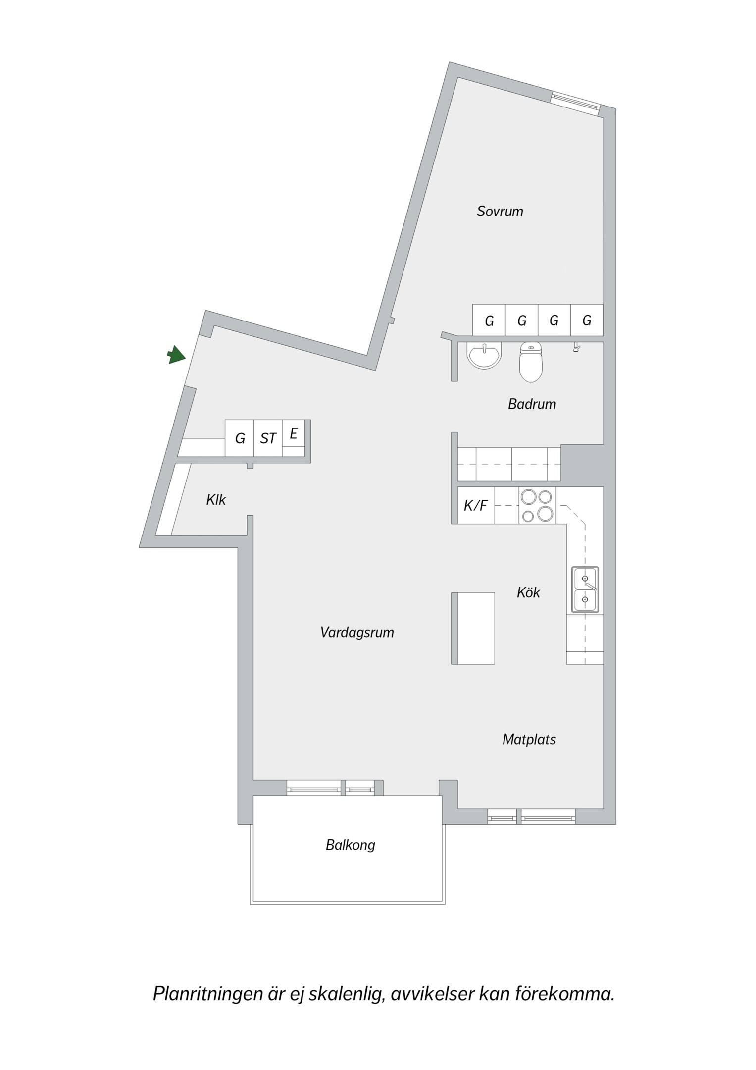 2 rum Lägenhet på Vingårdsgatan 7, 5tr. Liljeholmskajen Stockholms kommun - bild 5
