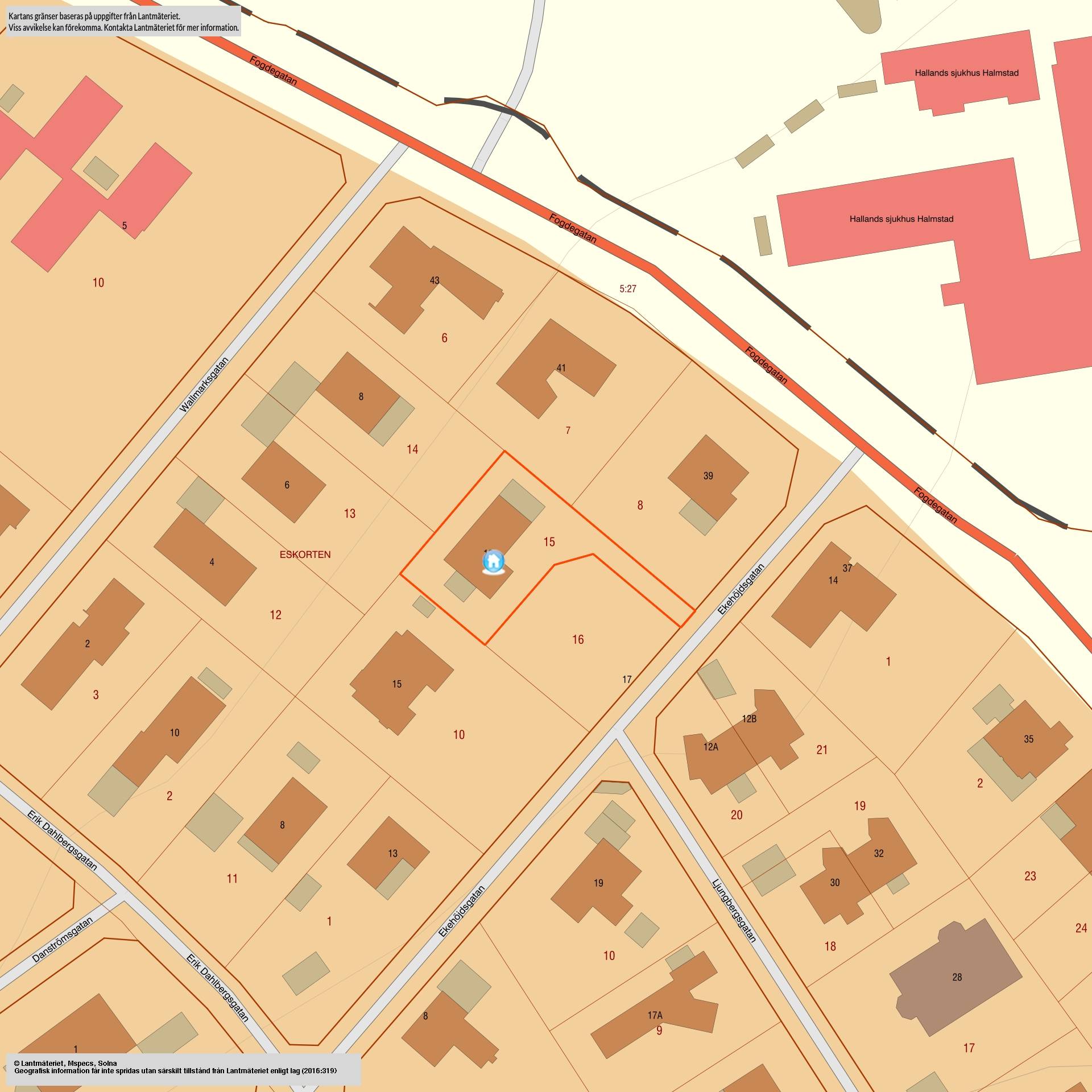 6 rum Villa på Ekehöjdsgatan 19 Centrum/Väster Halmstads kommun - bild 49
