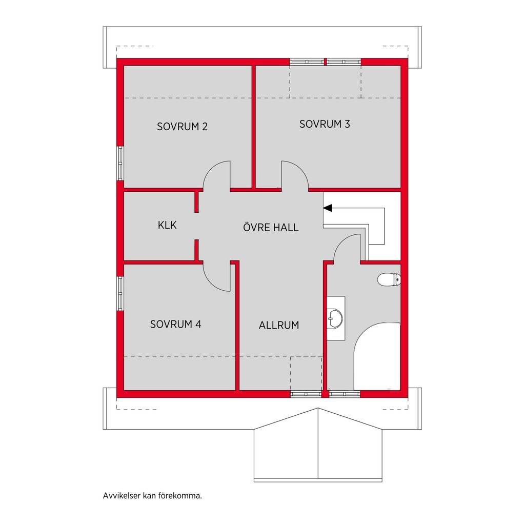 6 rum Parhus på Korsågatan 6 Bergslagsbyn Borlänge kommun - bild 42