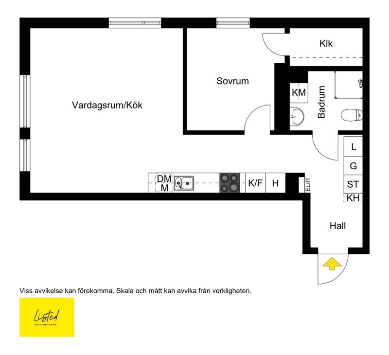 2 rum Lägenhet på Forskningsringen 85 A Ursvik Sundbybergs kommun - bild 12