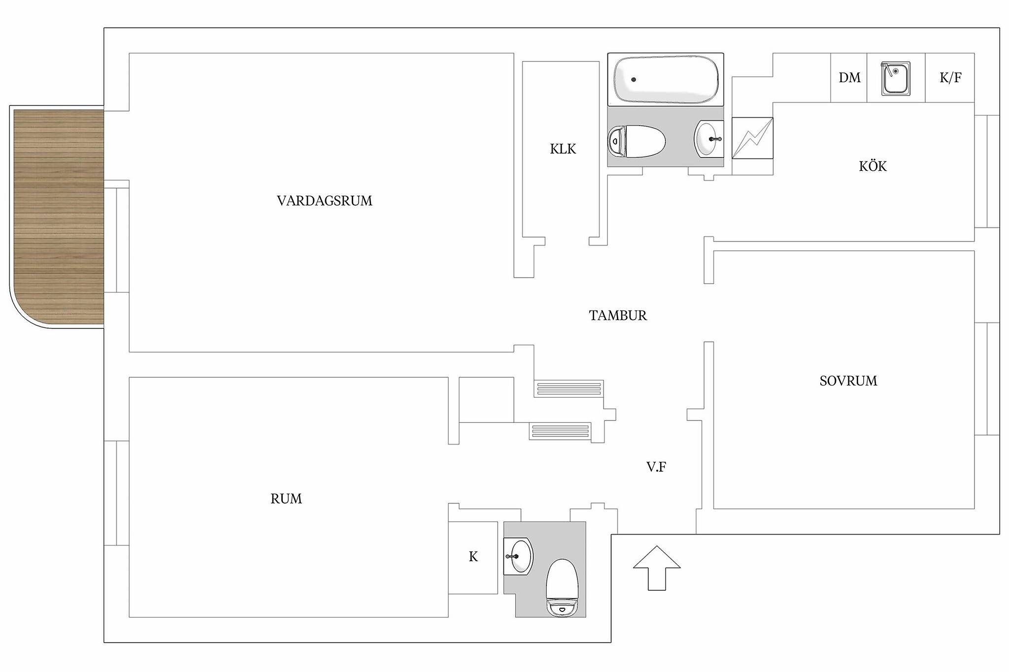 3 rum Lägenhet på Vävaregatan 12D Väster Lunds kommun - bild 25