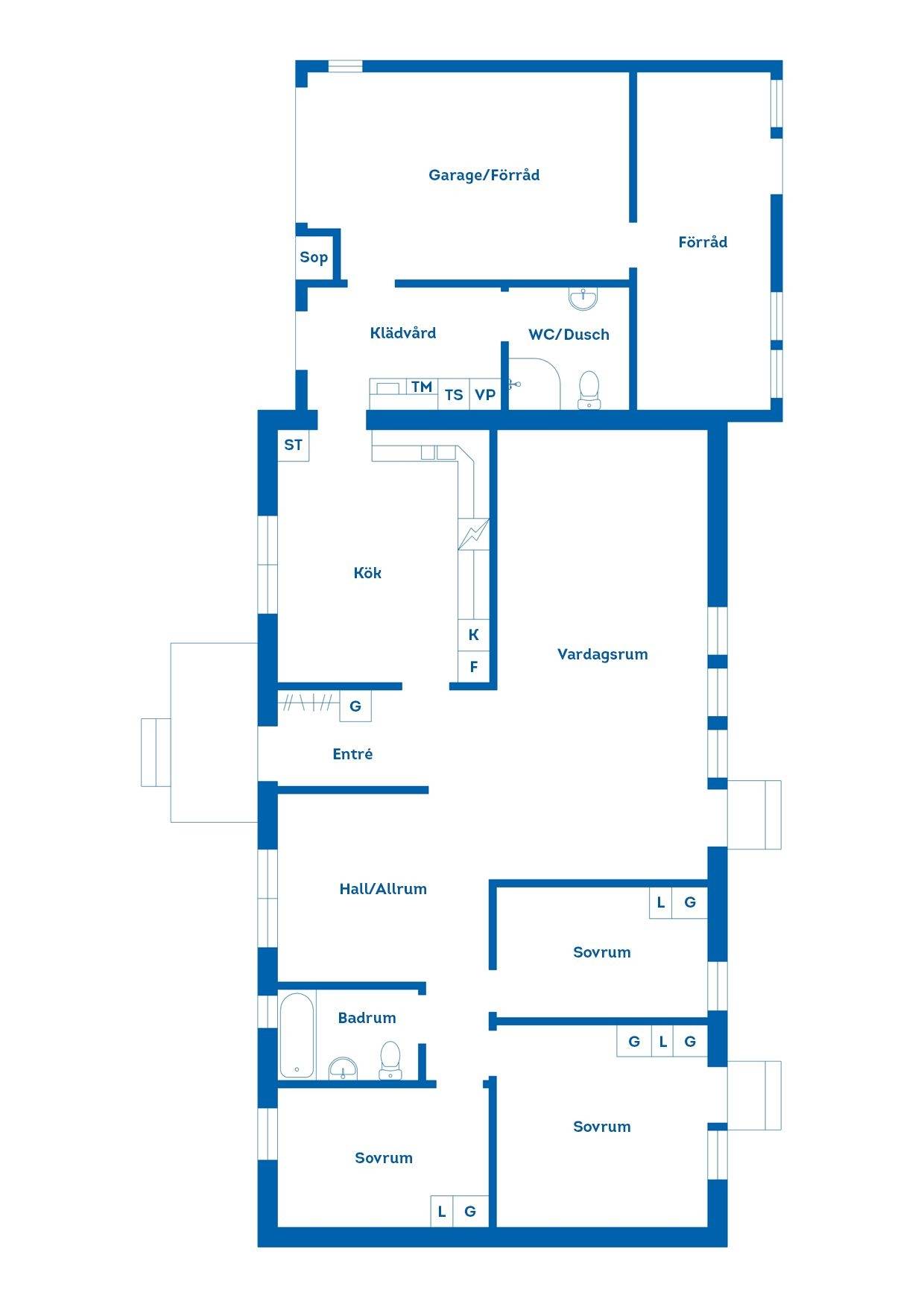 113 m² Villa på Smältostvägen 19 Vallhov Sandvikens kommun - bild 22