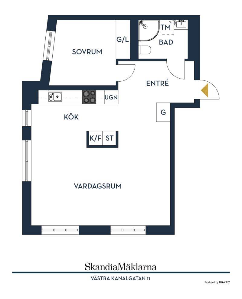 2 rum Lägenhet på Västra Kanalgatan 11 Tingvallastaden Karlstads kommun - bild 24