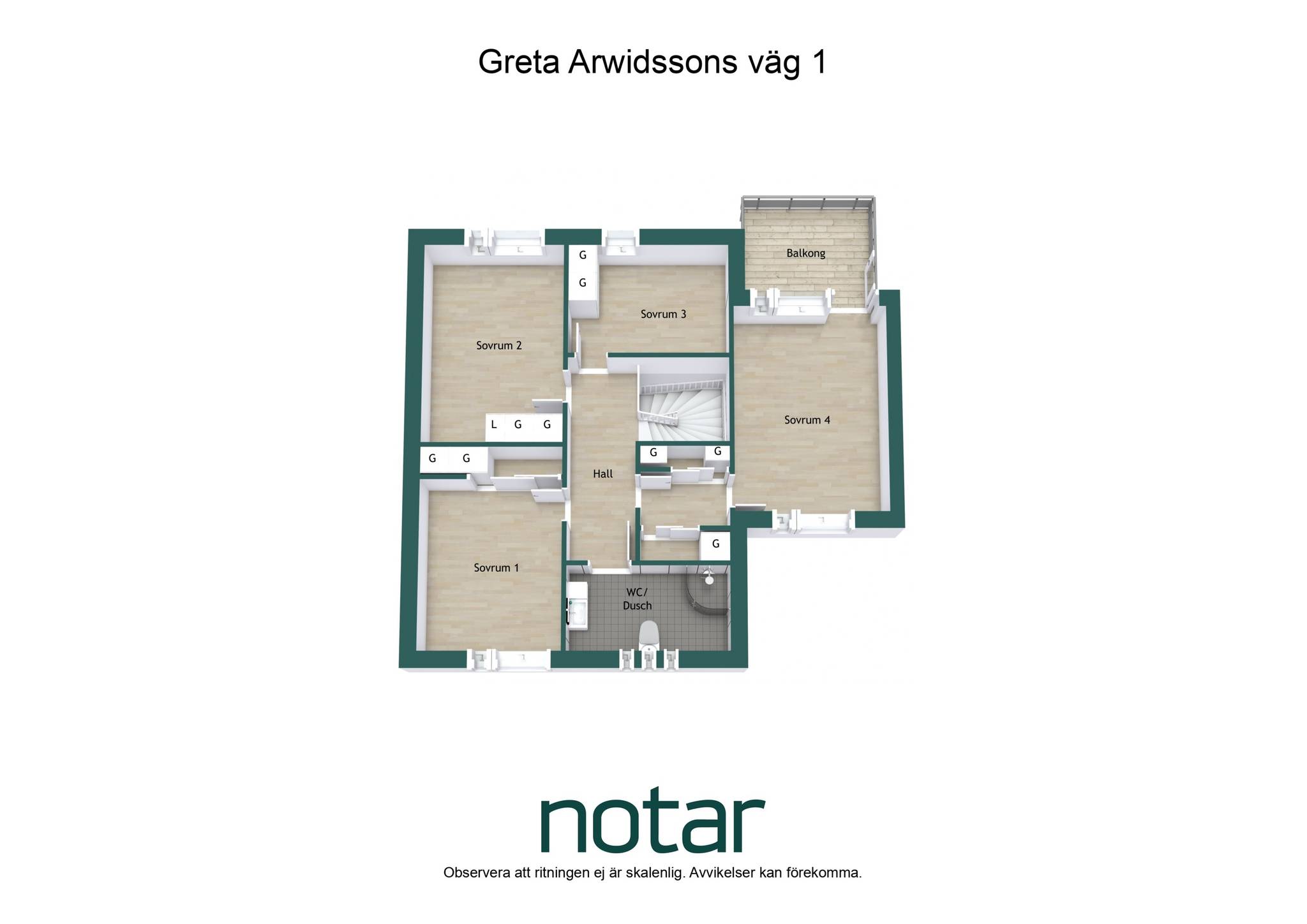 5 rum Villa på Greta Arwidssons väg 1 Gamla Uppsala Uppsala kommun - bild 35