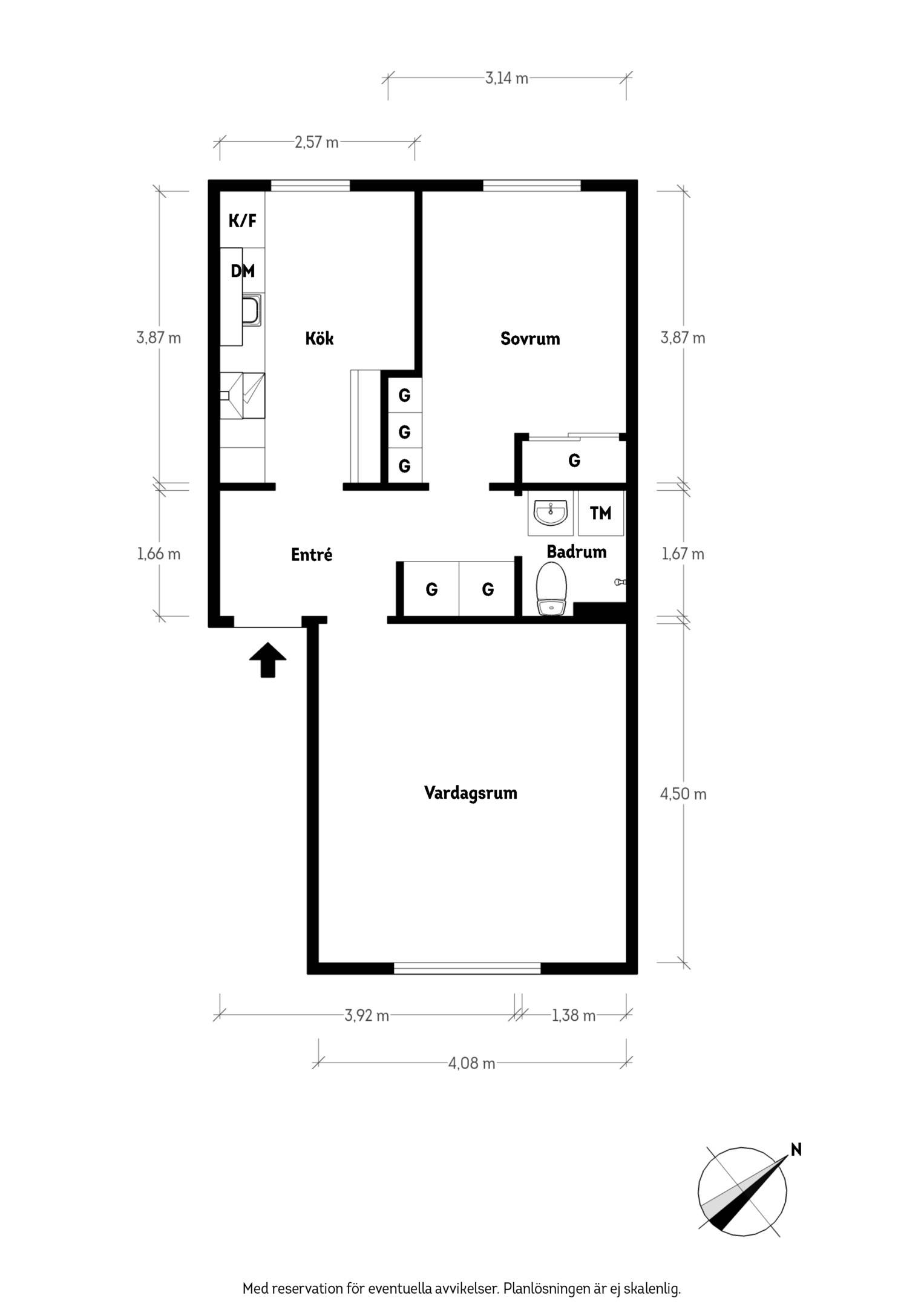 2 rum Lägenhet på Bromeliusgatan 14E Munkebäck Göteborgs kommun - bild 14