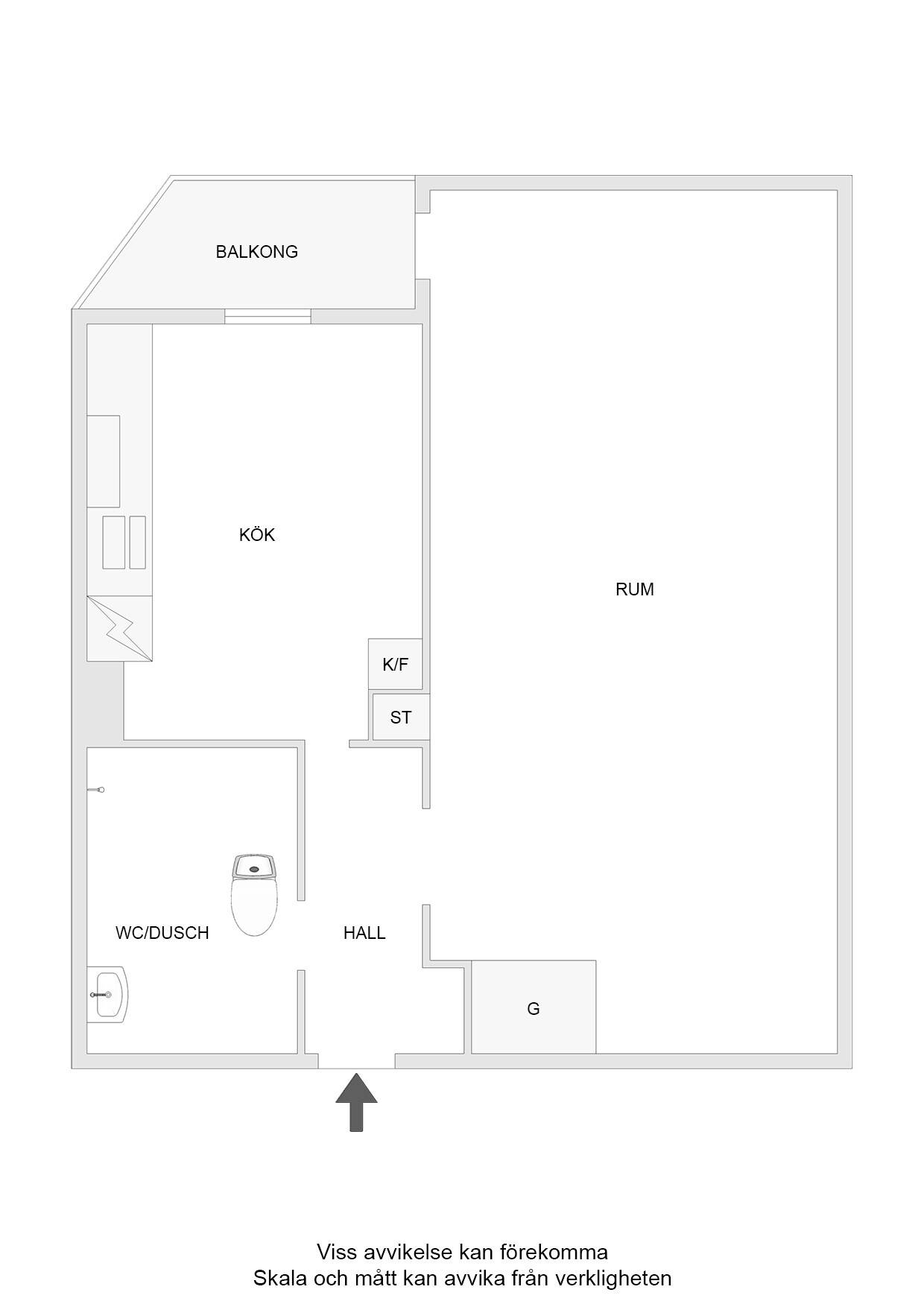 1 rum Lägenhet på Eriksviksgatan 5B Söderköpings kommun - bild 12