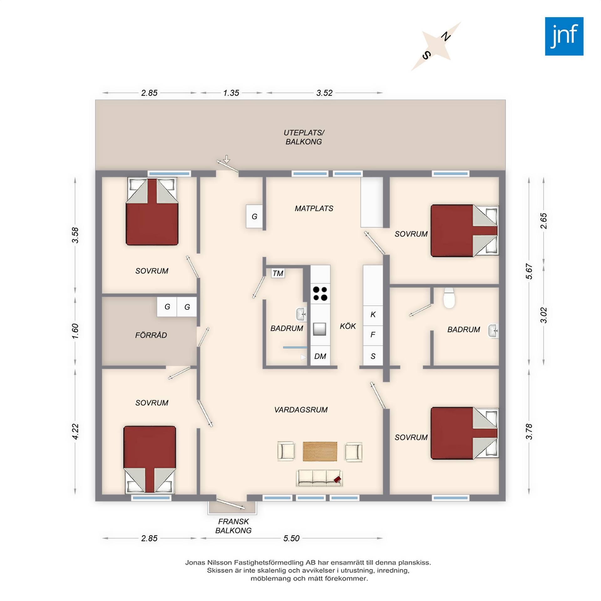 5 rum Lägenhet på Forskarvägen 115B Porsön Luleå kommun - bild 17