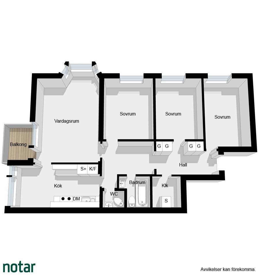 4 rum Lägenhet på Färnebogatan 62, 2tr Farsta Centrum Stockholms kommun - bild 28