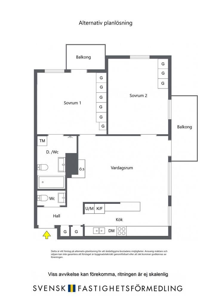 3 rum Lägenhet på Palmbladsvägen 2, 5tr Kungsholmen - Fredhäll Stockholms kommun - bild 36