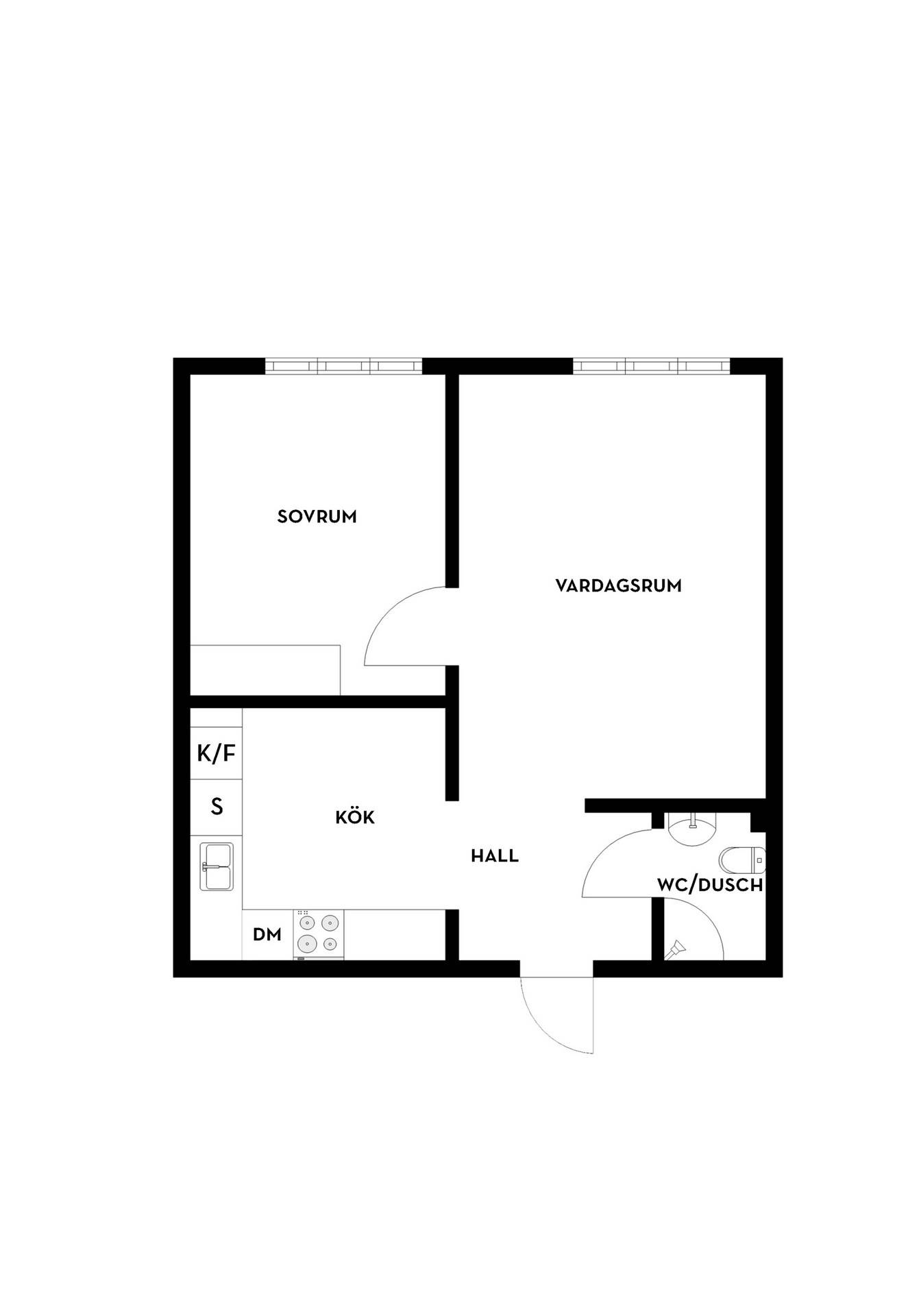 2 rum Lägenhet på Borgaregatan 13 B Centralt Väster Nyköpings kommun - bild 12