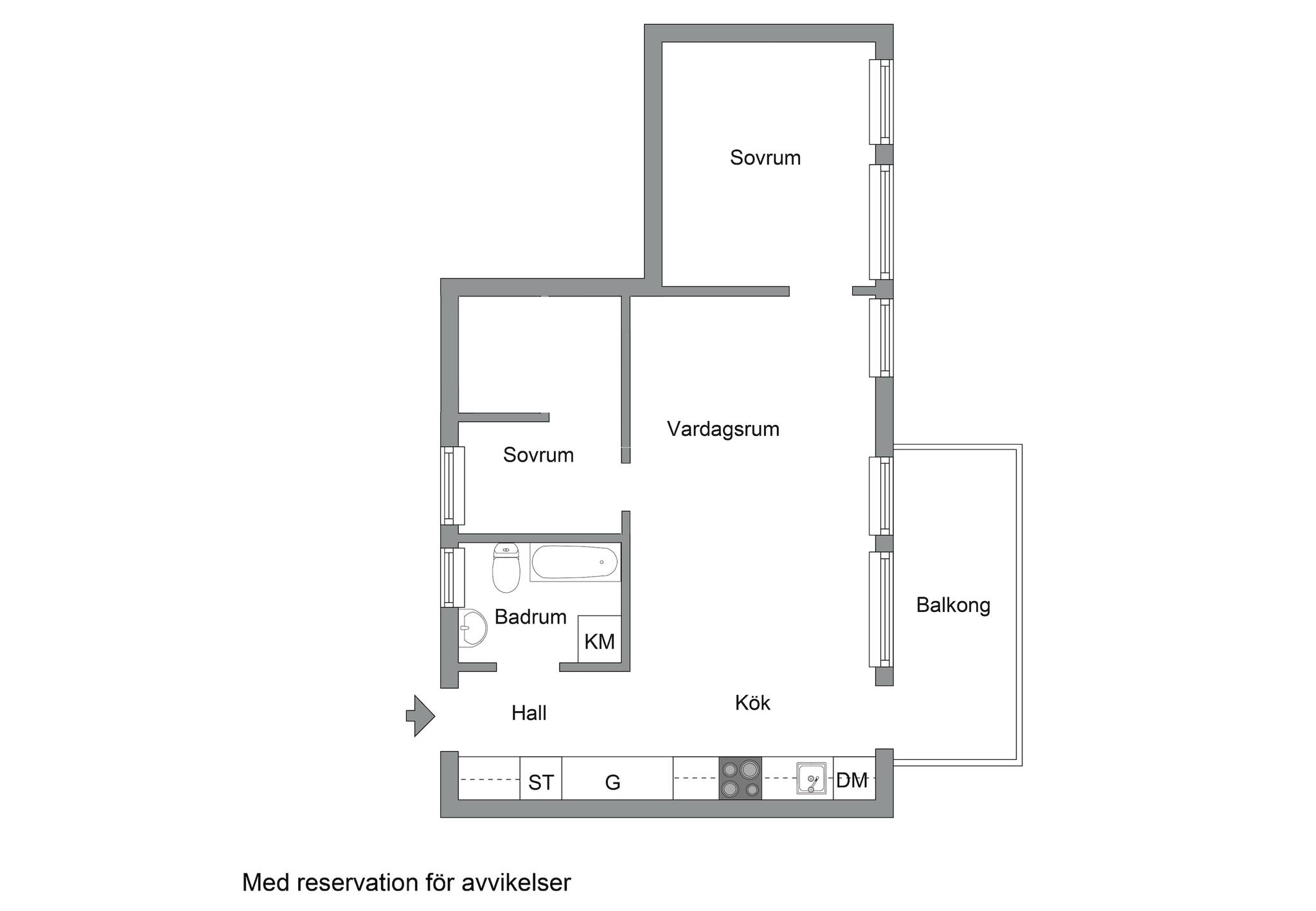 2 rum Lägenhet på Hamngatan 26, högst upp! Centrala Sundbyberg Sundbybergs kommun - bild 35
