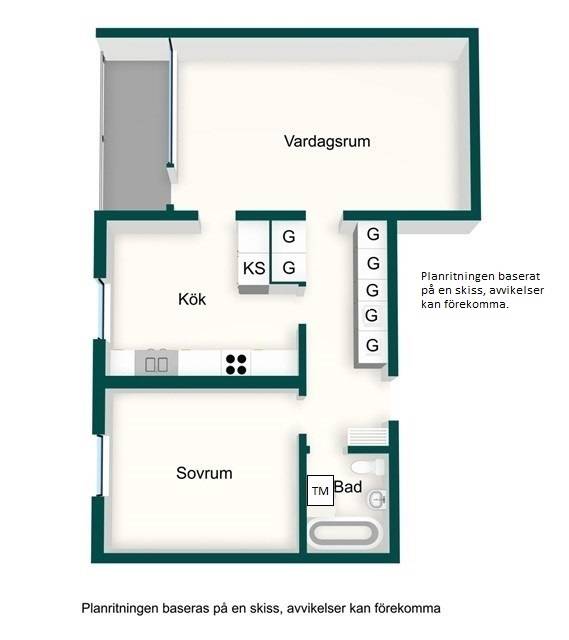 2 rum Lägenhet på Hagalundsgatan 36, vån 12 Hagalund Solna kommun - bild 22