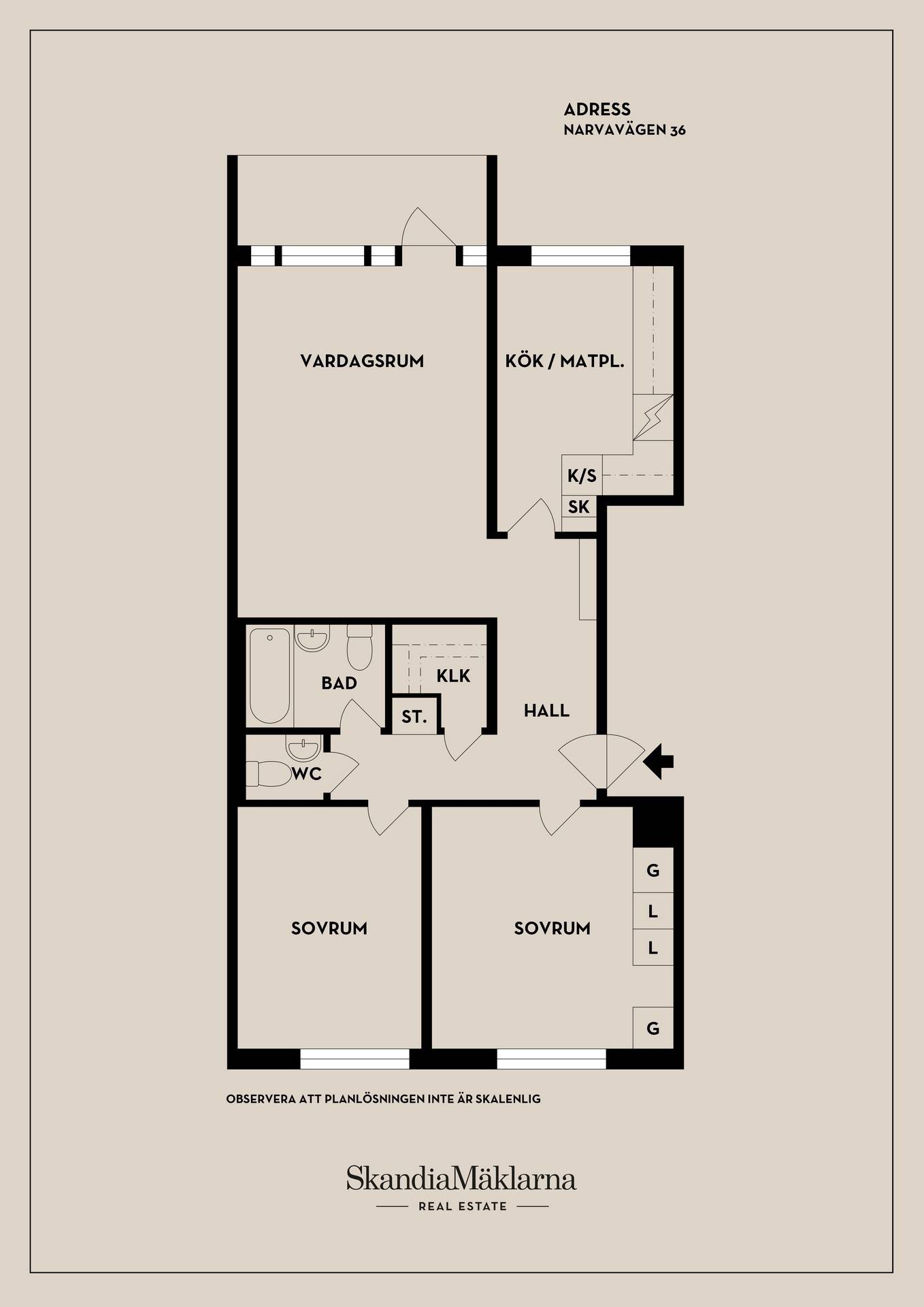 3 rum Lägenhet på Narvavägen 36 Vetterstorp Västerås kommun - bild 27