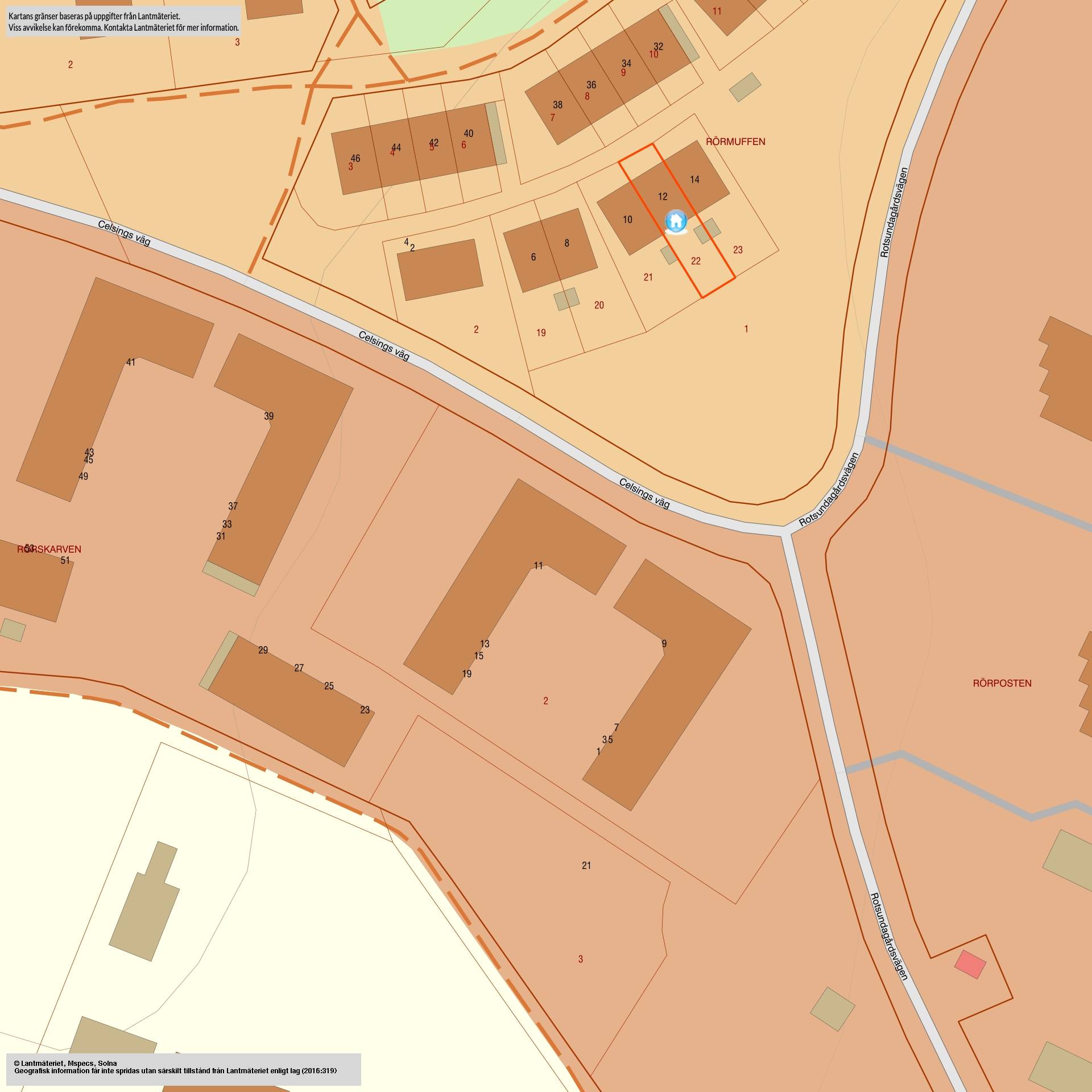 4 rum Radhus på Celsings väg 12 Rotsunda Sollentuna kommun - bild 25