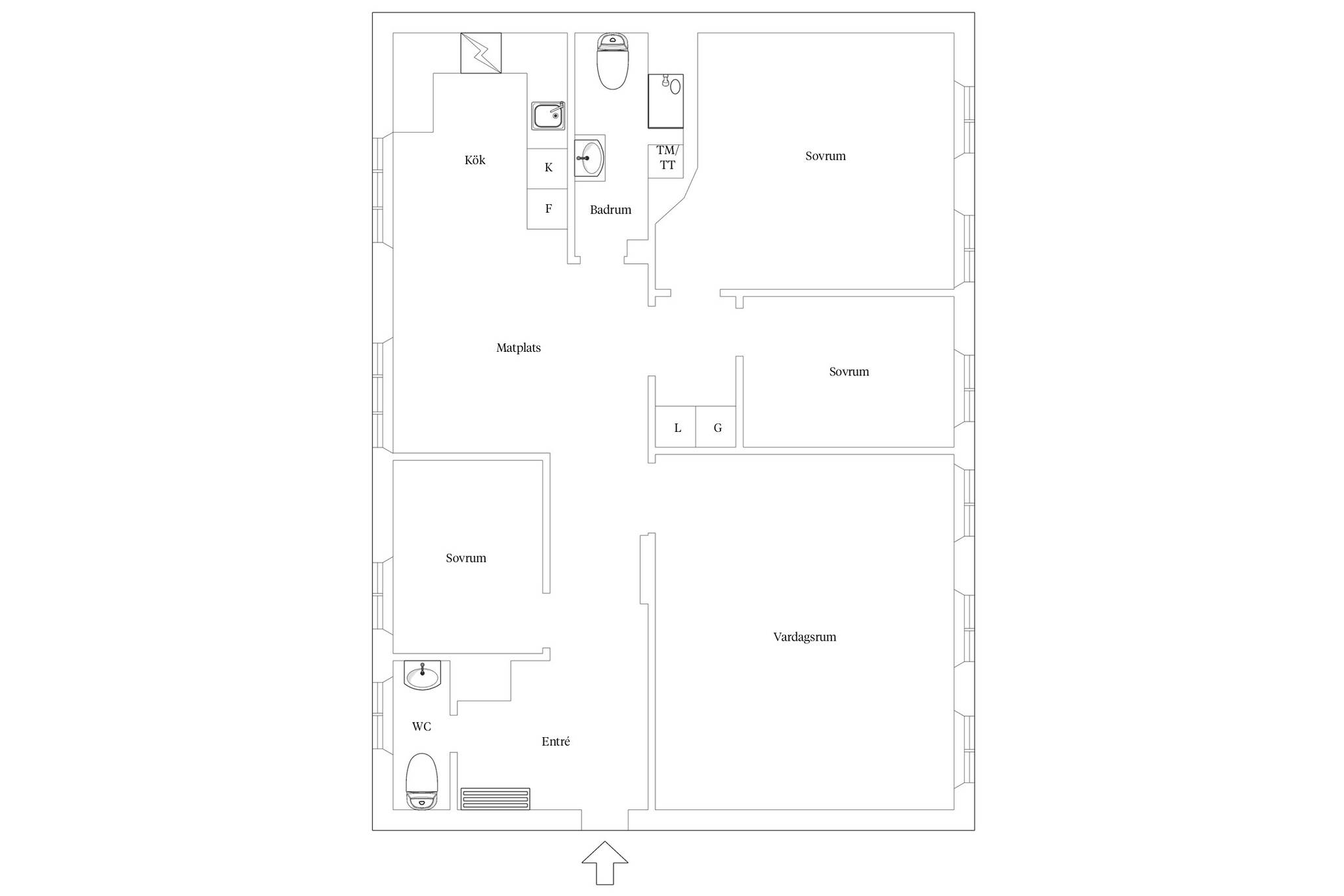 4 rum Lägenhet på Södra Kyrkogatan 24B Helsingborgs kommun - bild 14