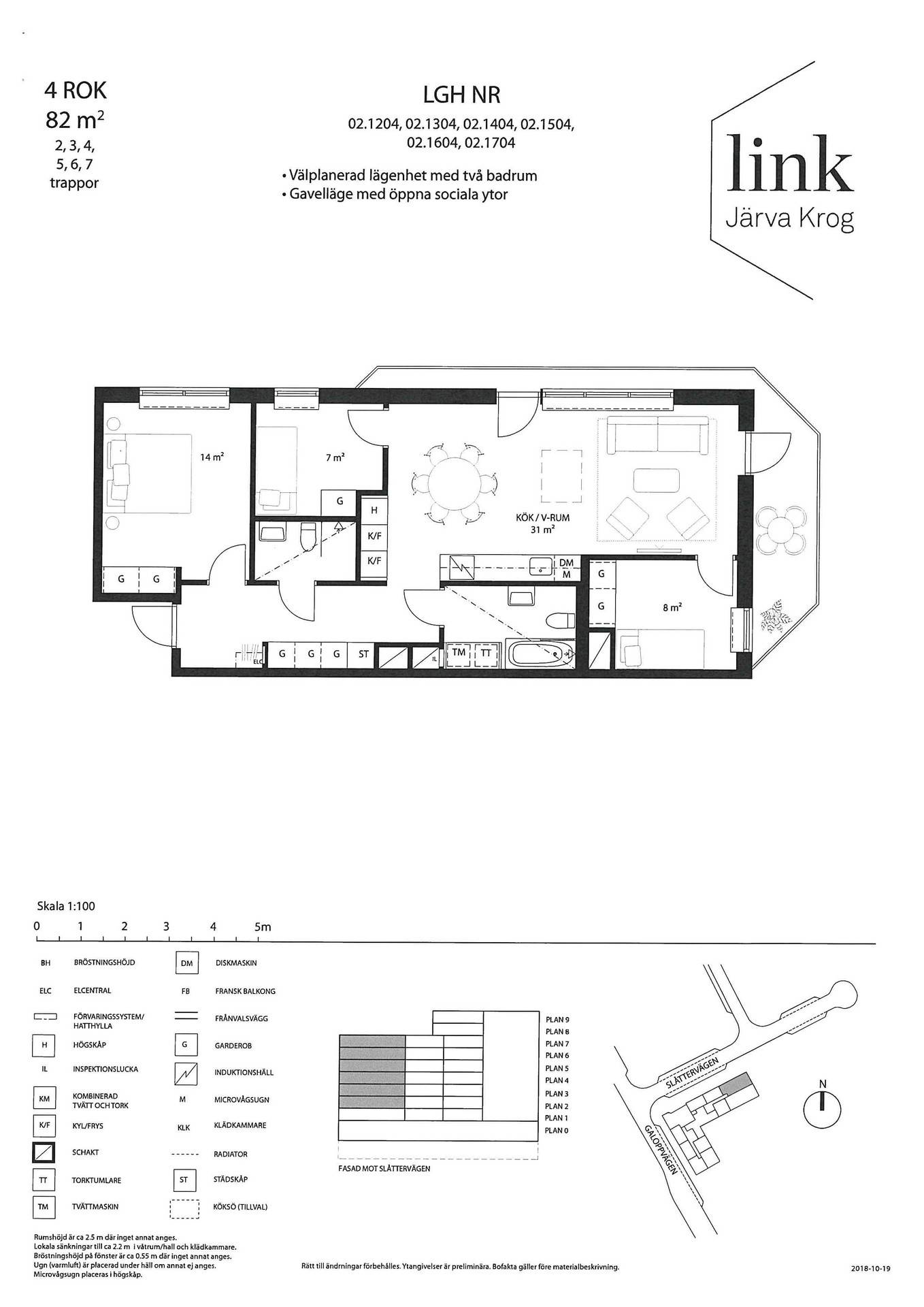 4 rum Lägenhet på Slåttervägen 6, våning 2 Ulriksdal Solna kommun - bild 29