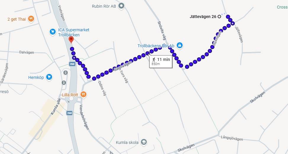 7 rum villa på Jättevägen 26 Trollbäcken, Tyresö kommun - bild 2