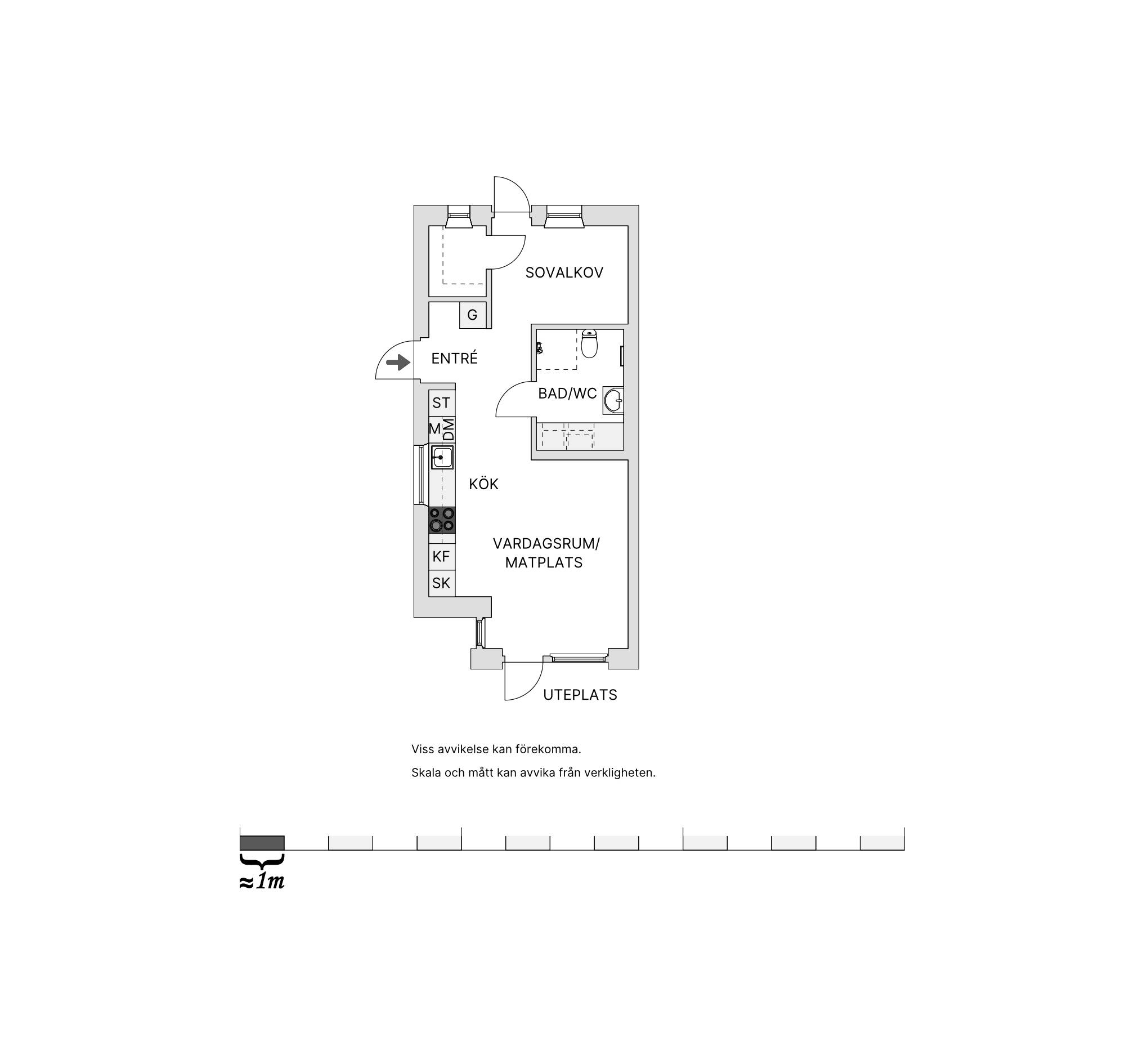 1.5 rum Lägenhet på Forskargatan 5D Höganäs Höganäs kommun - bild 24