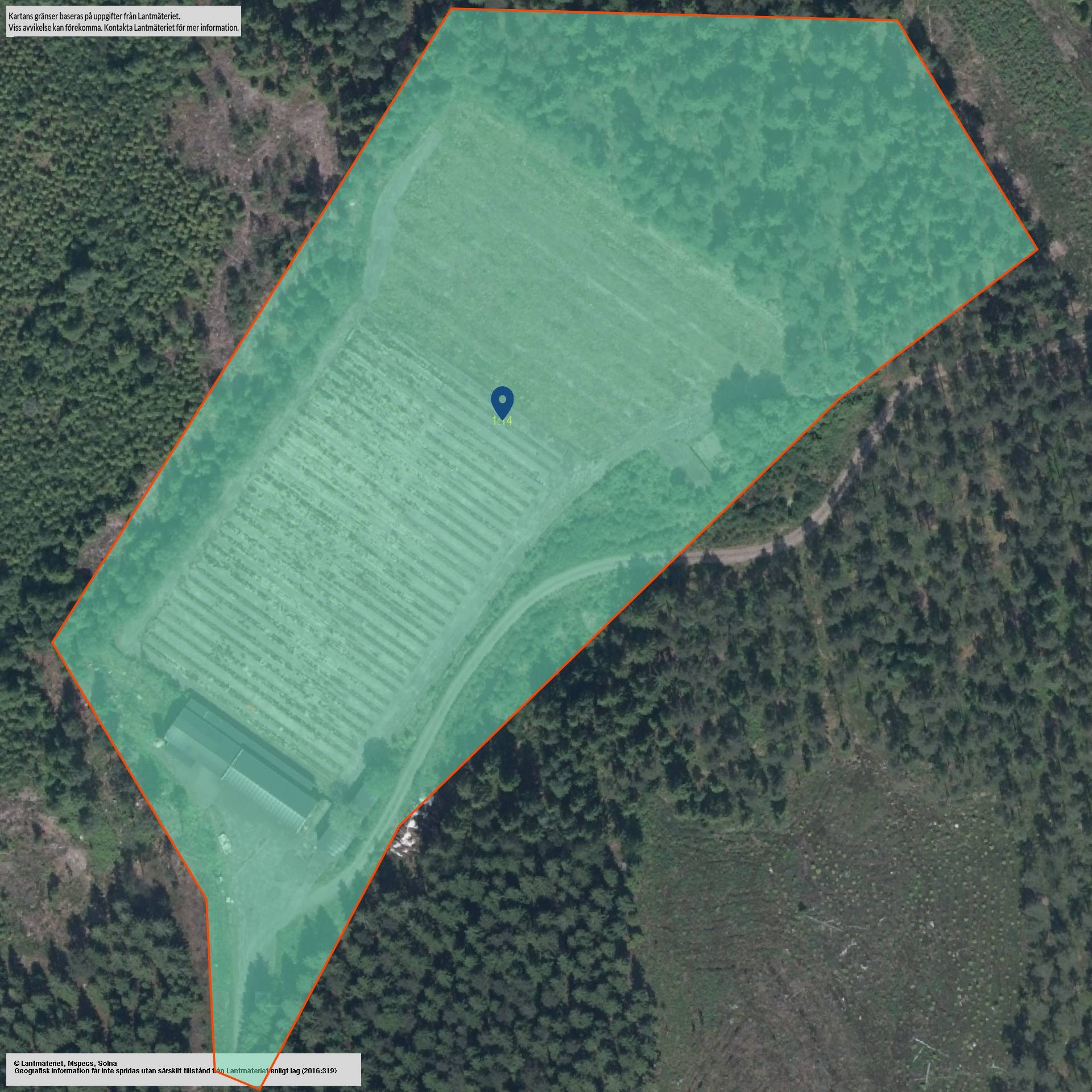Gård med jordbruk på ÄLGEBO 1:14 Vaggeryd Vaggeryds kommun - bild 37