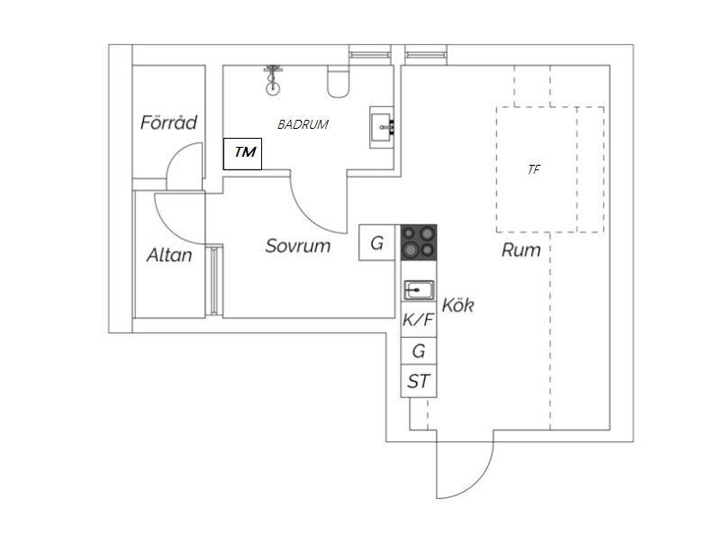 2 rum Lägenhet på Bäckvägen 133 Hägerstensåsen Stockholms kommun - bild 22