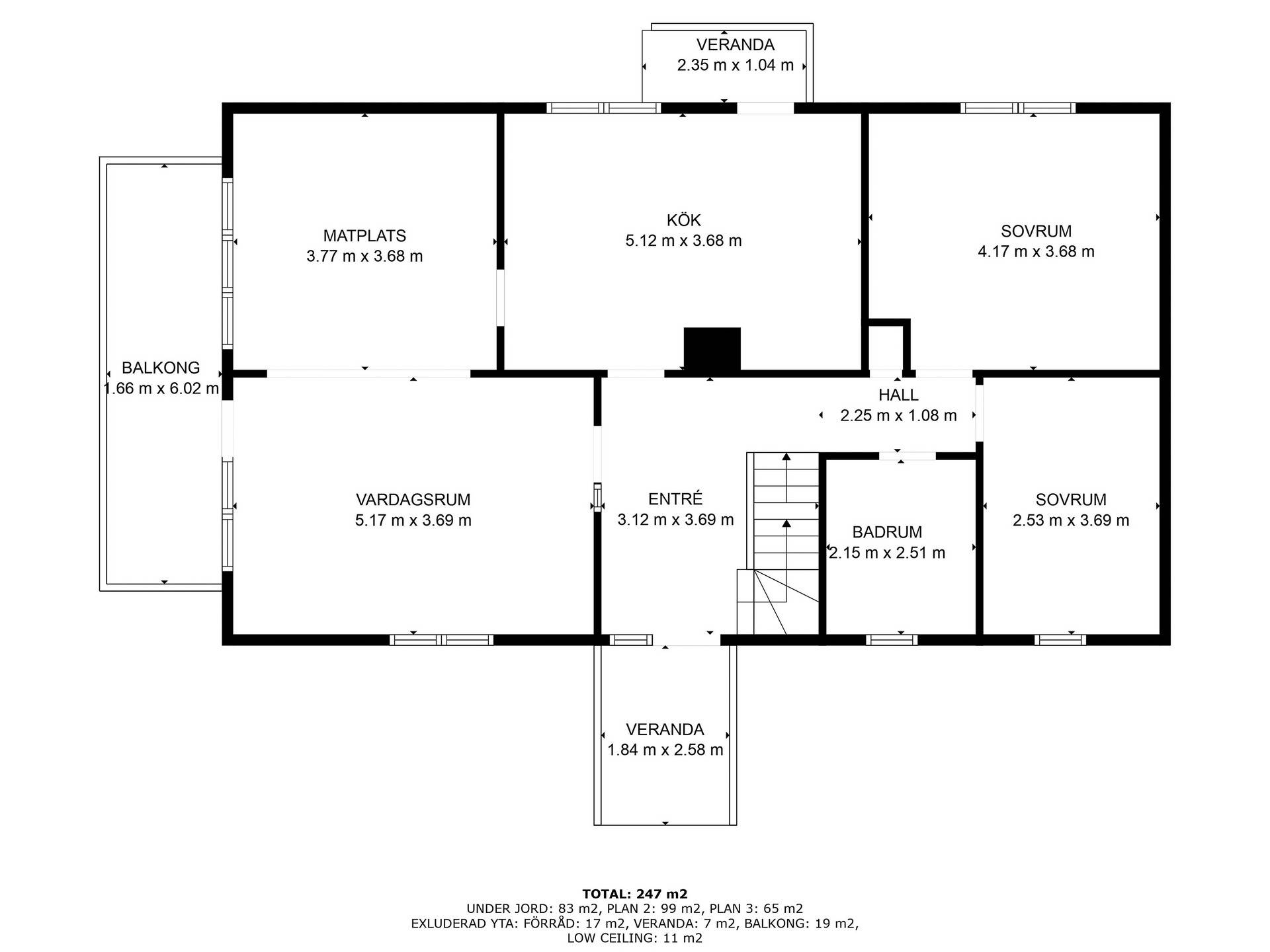 7 rum Villa på Fridsborgsgatan 13 Stenhagen Västerviks kommun - bild 75