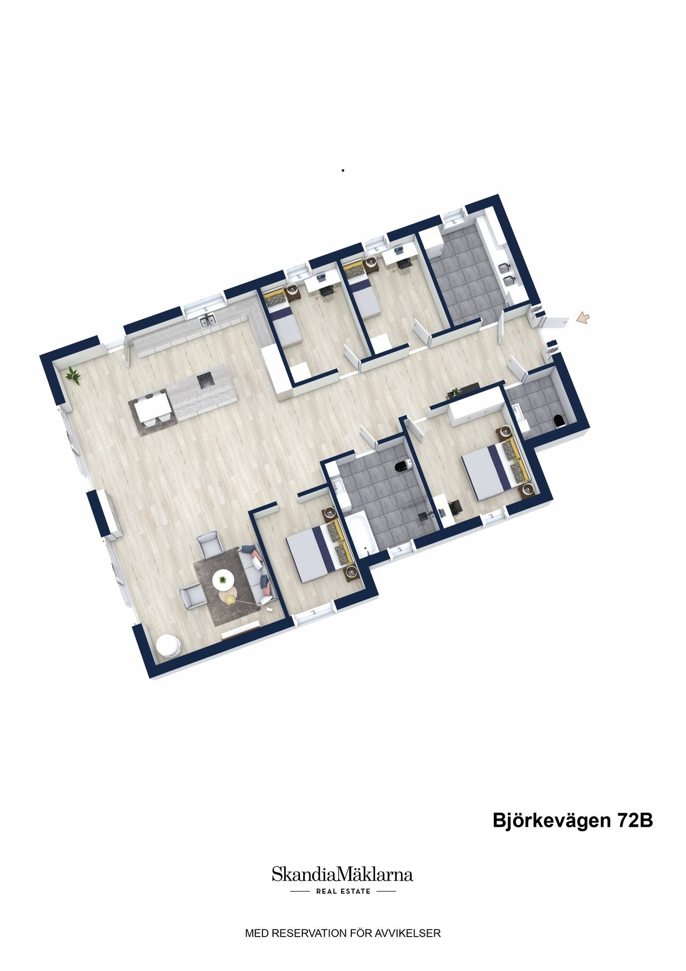 5 rum Villa på Björkevägen 72B Björke Gävle kommun - bild 47