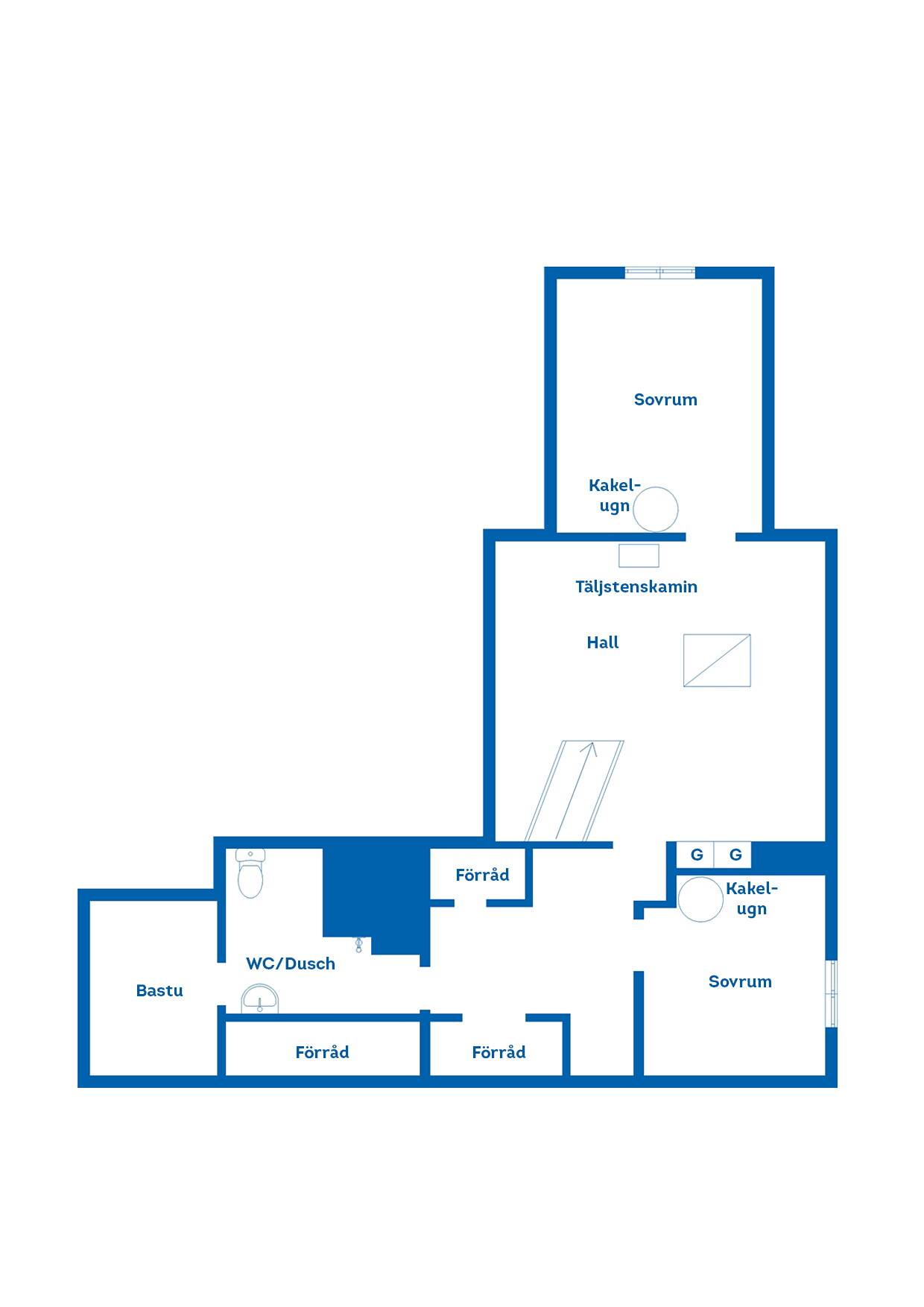 7 rum Villa på Vadstenagatan 10 Skänninge - centralt Mjölby kommun - bild 39