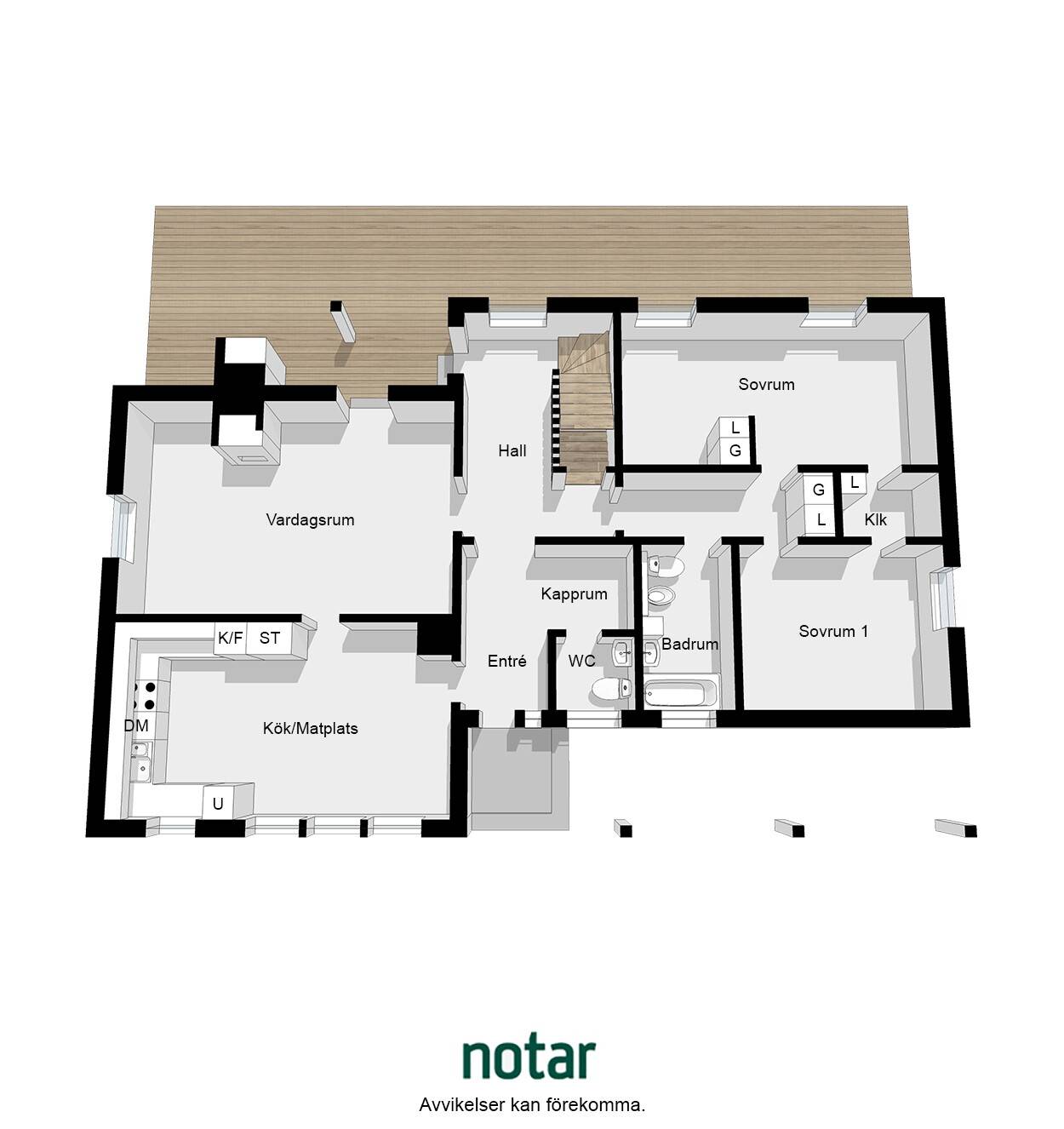 174 m² Villa på Kanalvägen 20 Sollentuna kommun - bild 45