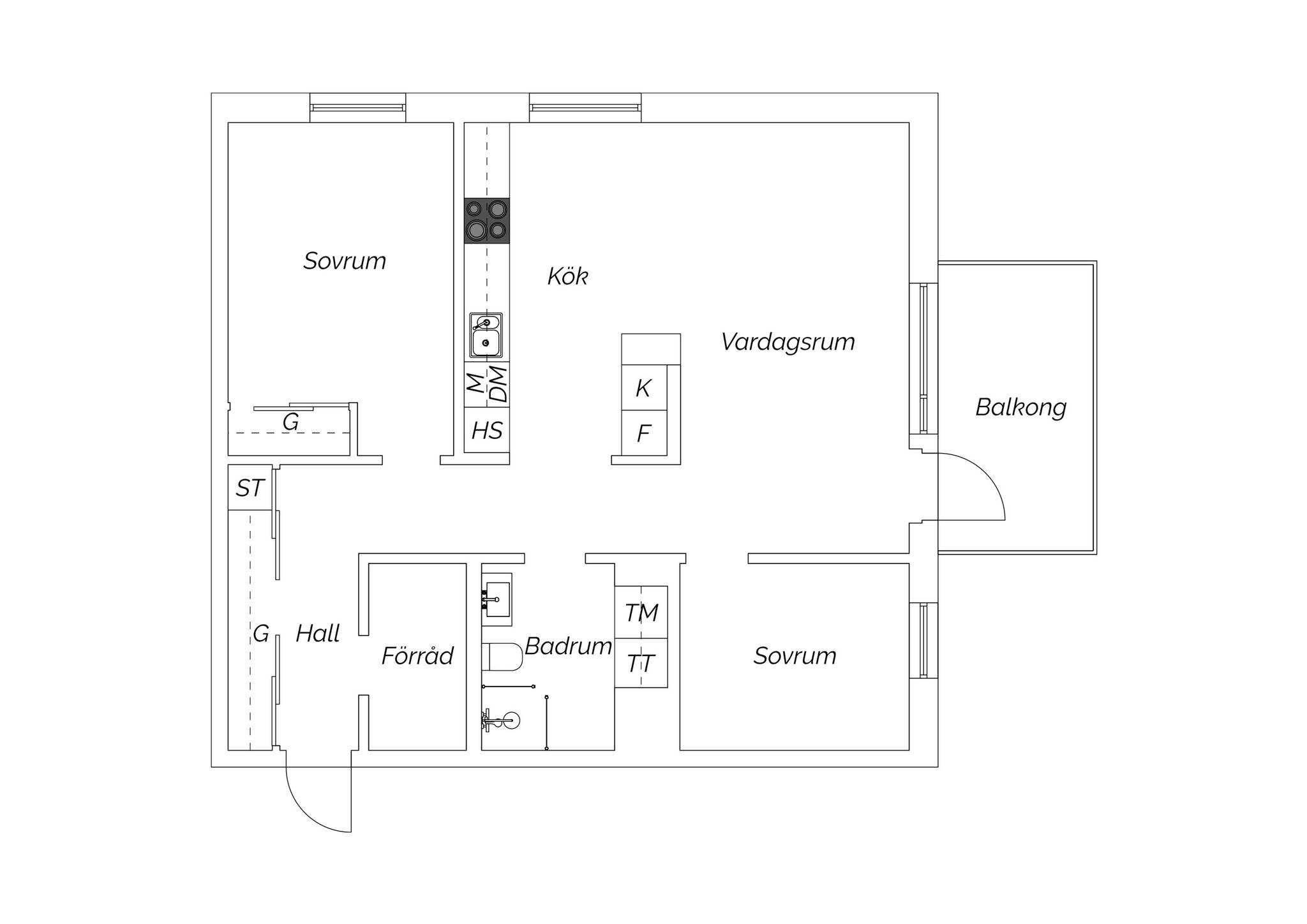 3 rum Lägenhet på Lönnebergagatan 65 Gyllins Trädgård Malmö kommun - bild 33