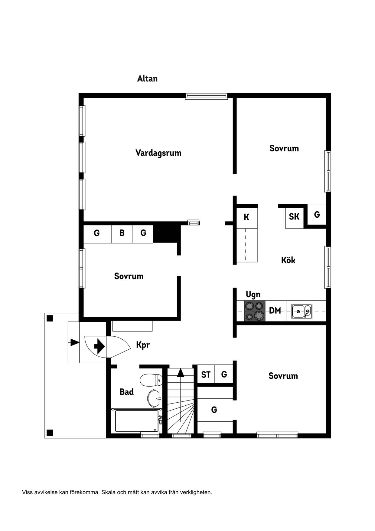 4 rum Villa på Hamnvägen 27 Kalix kommun - bild 17