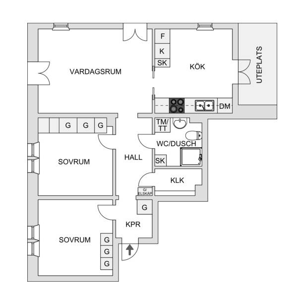 3 rum Lägenhet på Farsta slottsväg 7 Gustavsberg Farsta Slottsvik Värmdö kommun - bild 23