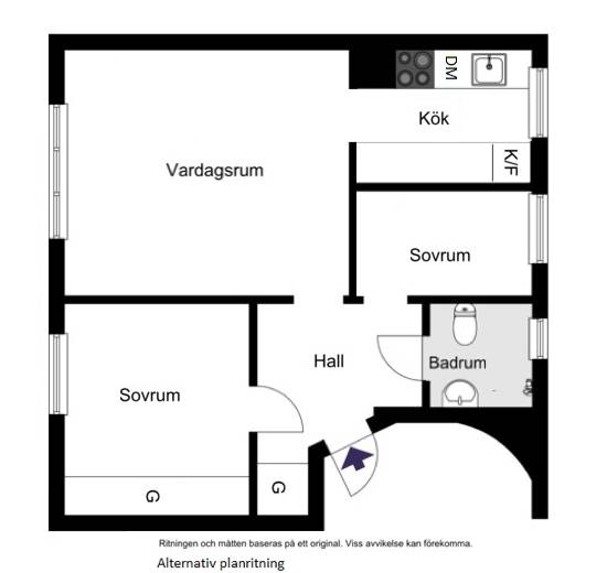 2 rum Lägenhet på Cedergrensvägen 39, 3/3 tr. Midsommarkransen/Telefonplan Stockholms kommun - bild 51