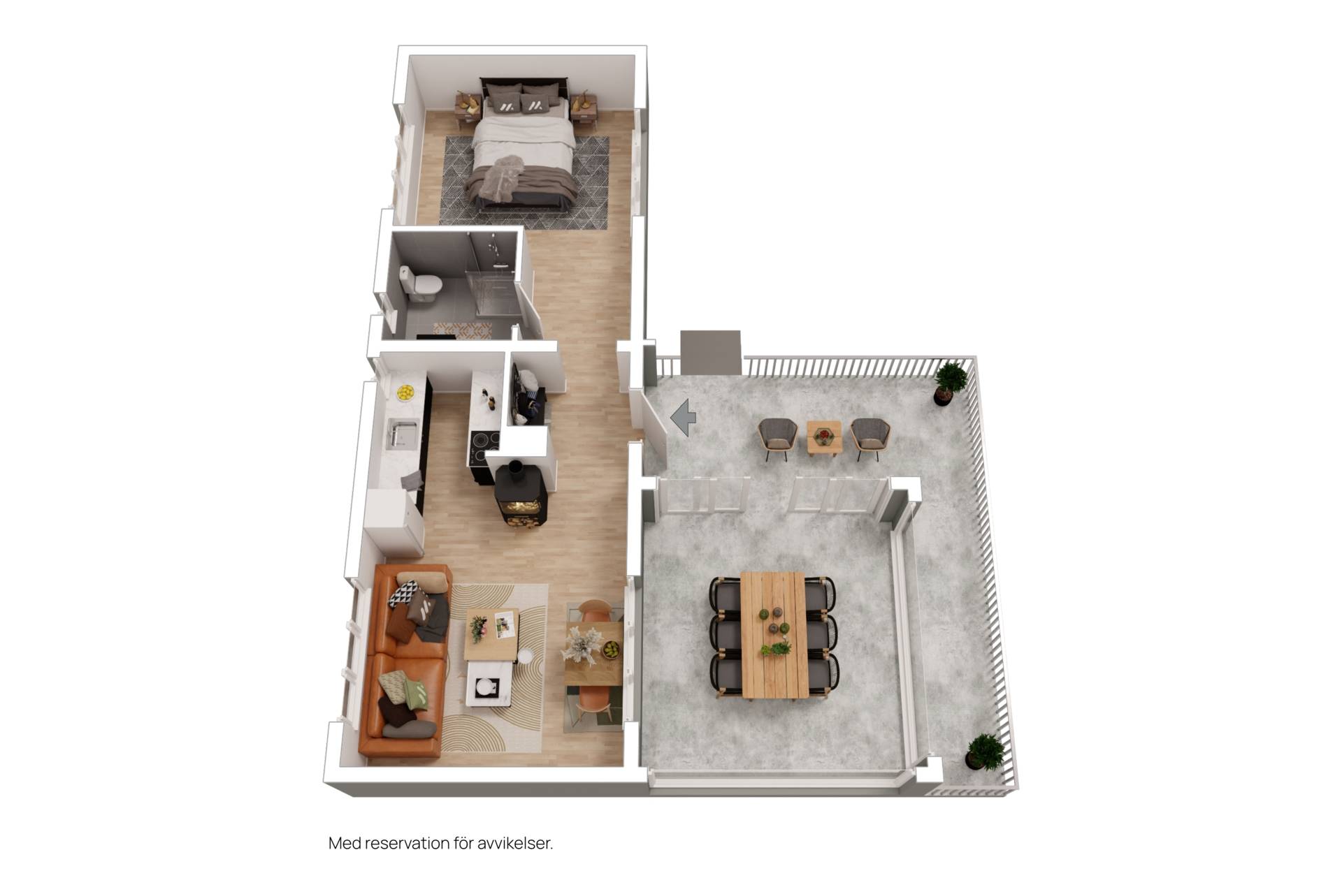 40 m² Villa på Morhagsvägen 70 & 72 Morhagen Ludvika kommun - bild 36