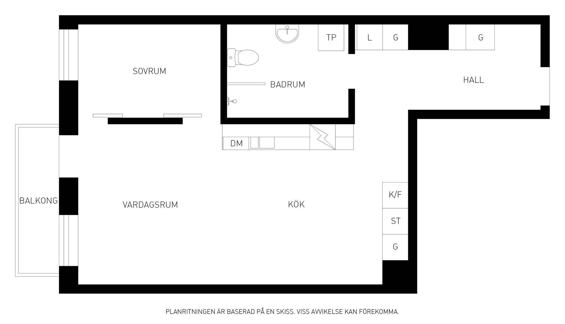 2 rum Lägenhet på Barnängsgatan 15 Södermalm Stockholms kommun - bild 17
