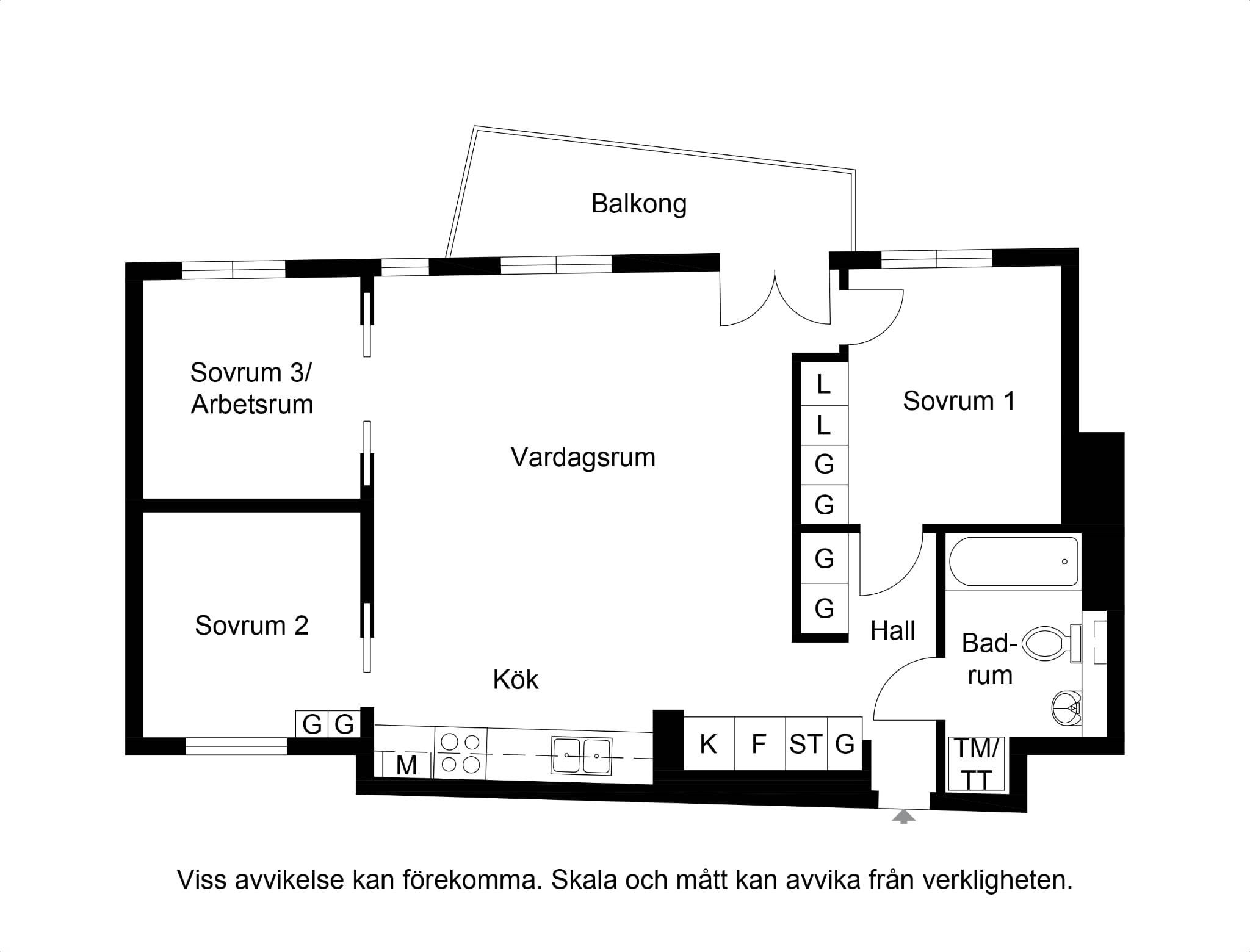 4 rum Lägenhet på Huvudstagatan 22 Huvudsta Solna kommun - bild 31