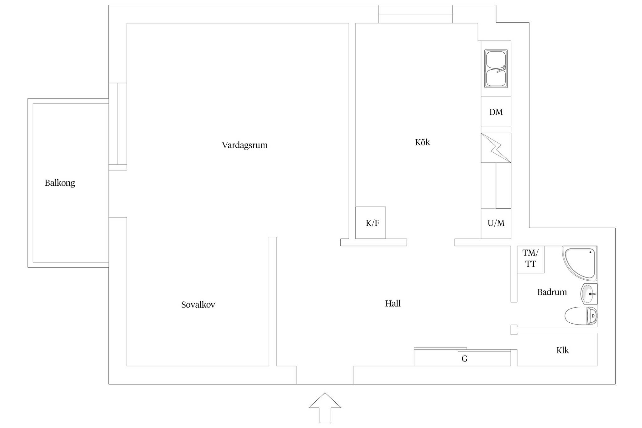 1 rum Lägenhet på Arvid Lindmansgatan 23A Centrala Hisingen Göteborgs kommun - bild 15