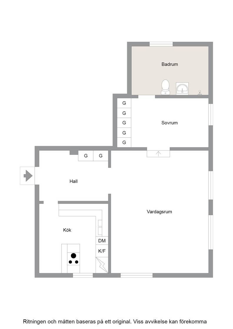 2 rum Lägenhet på Skyttegatan 10B Centralt Örnsköldsvik Örnsköldsviks kommun - bild 17