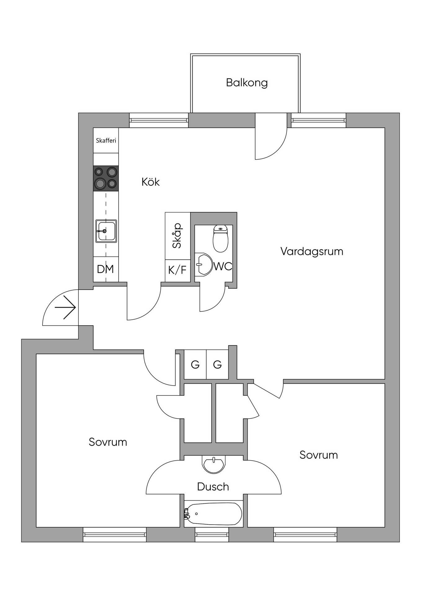 3 rum Lägenhet på Hertigvägen 16, 1tr Aspudden Stockholms kommun - bild 52
