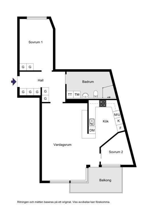 3 rum Lägenhet på Vingårdsgatan 44 Liljeholmskajen Stockholms kommun - bild 17