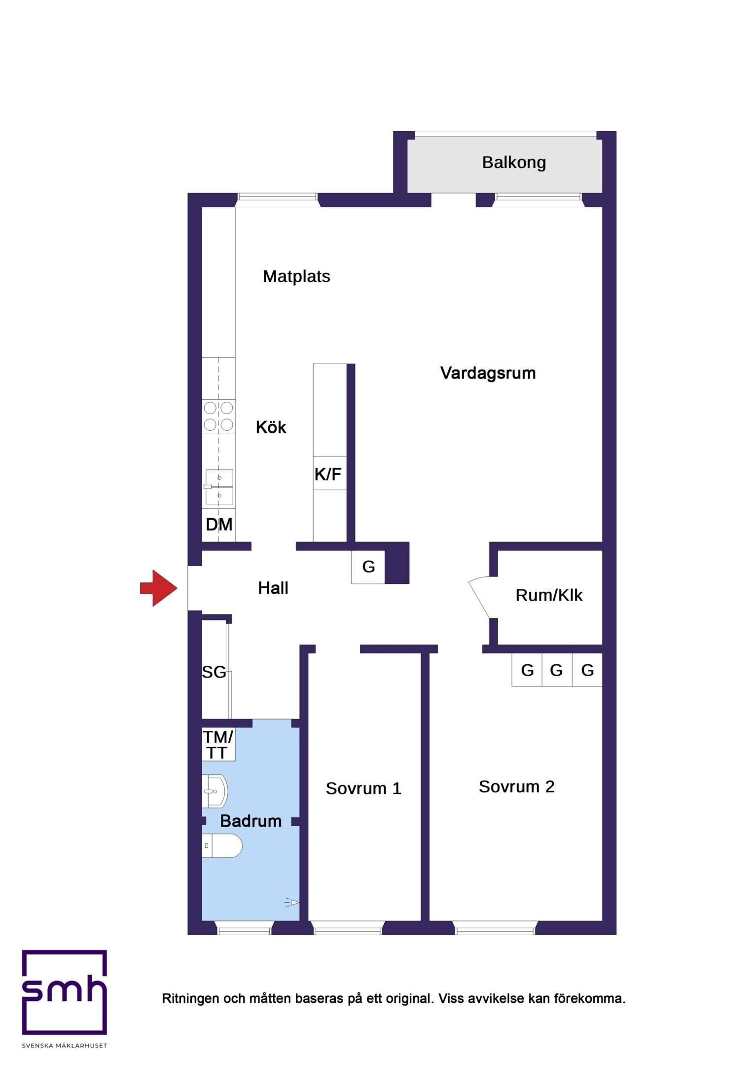 3 rum Lägenhet på Huggarvägen 5 Västerhaninge Haninge kommun - bild 11