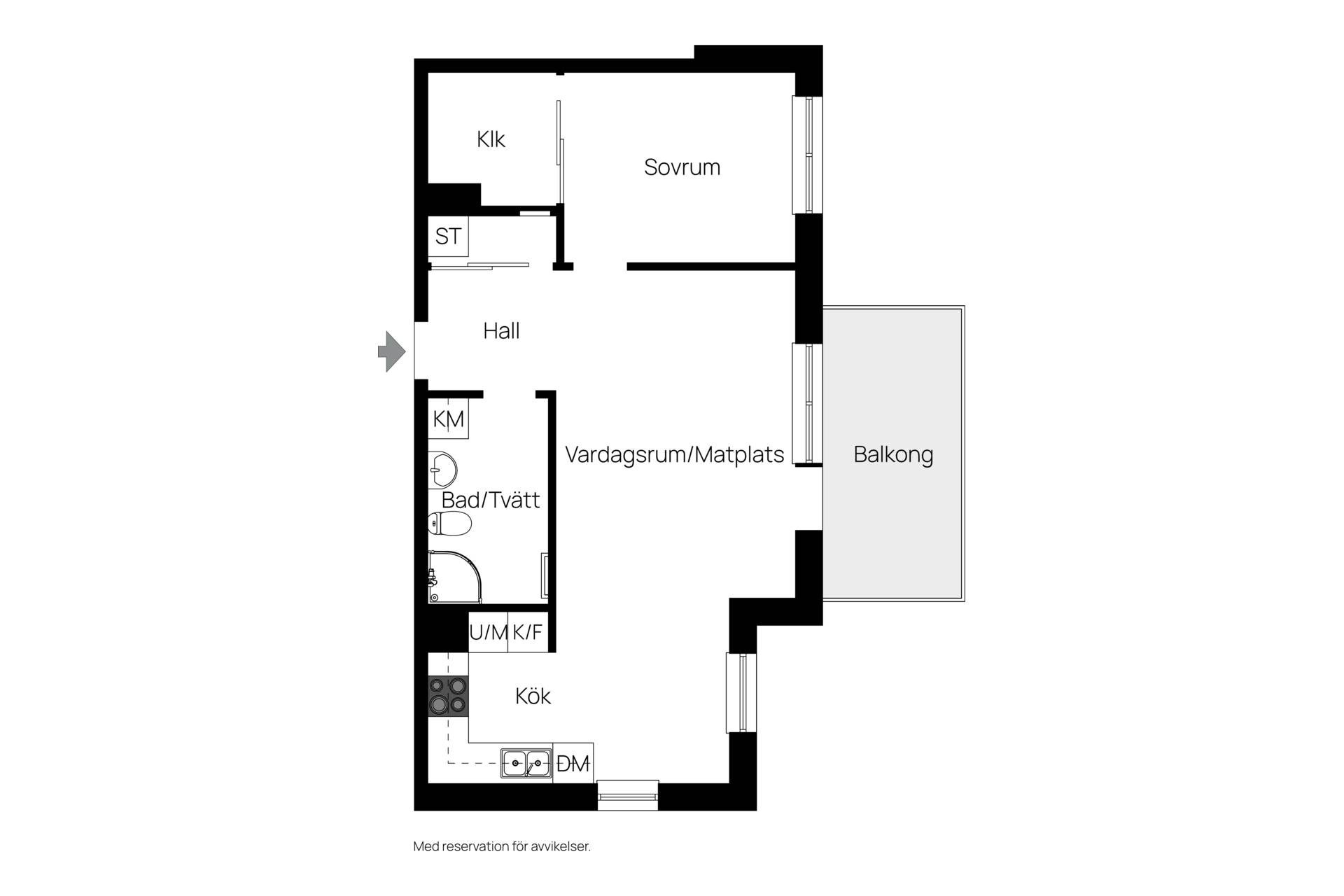2 rum Lägenhet på Skyttelgatan 5 Industristaden/Kungsängen Uppsala kommun - bild 26
